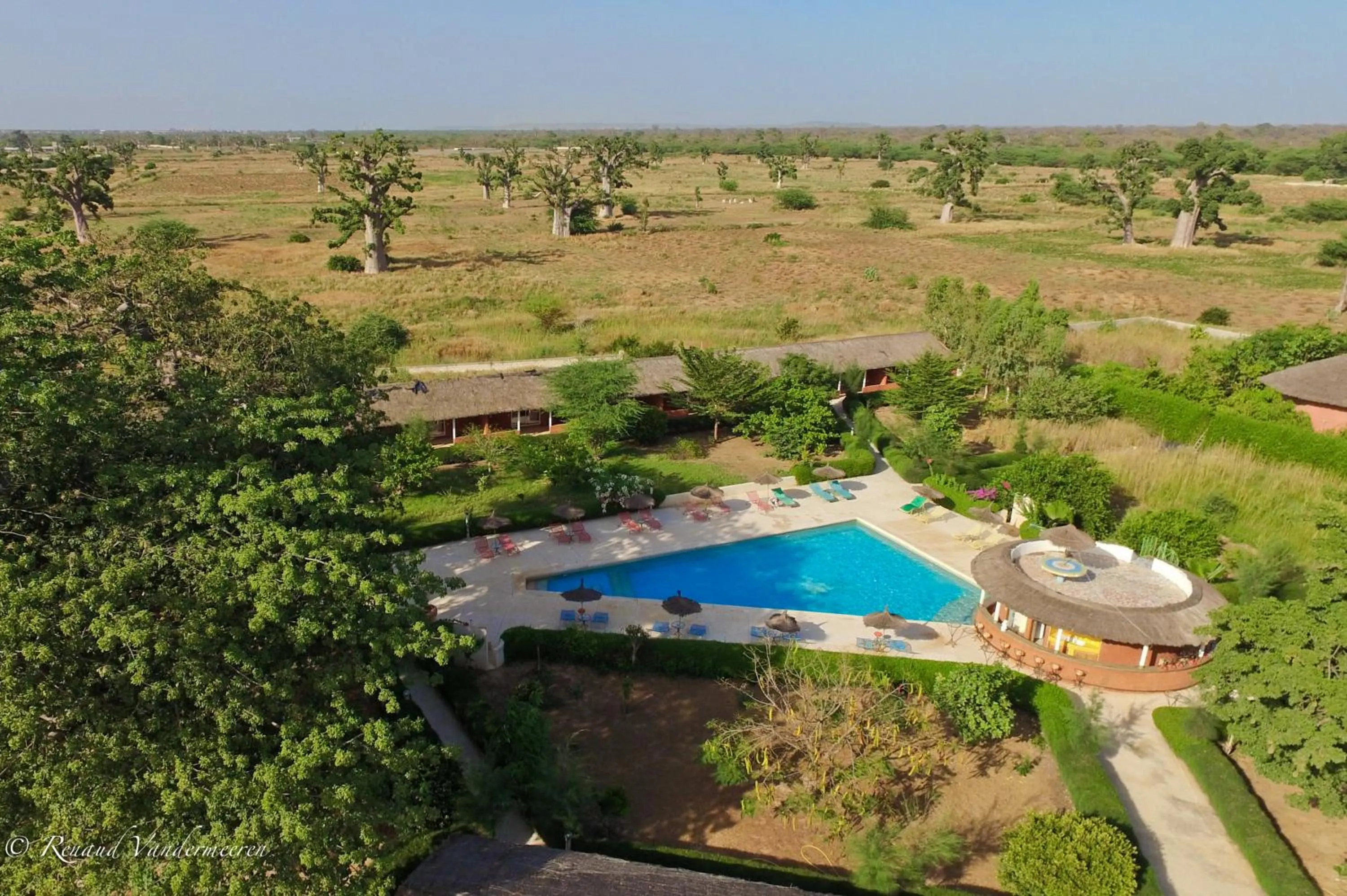 Bird's eye view in Baobab Soleil