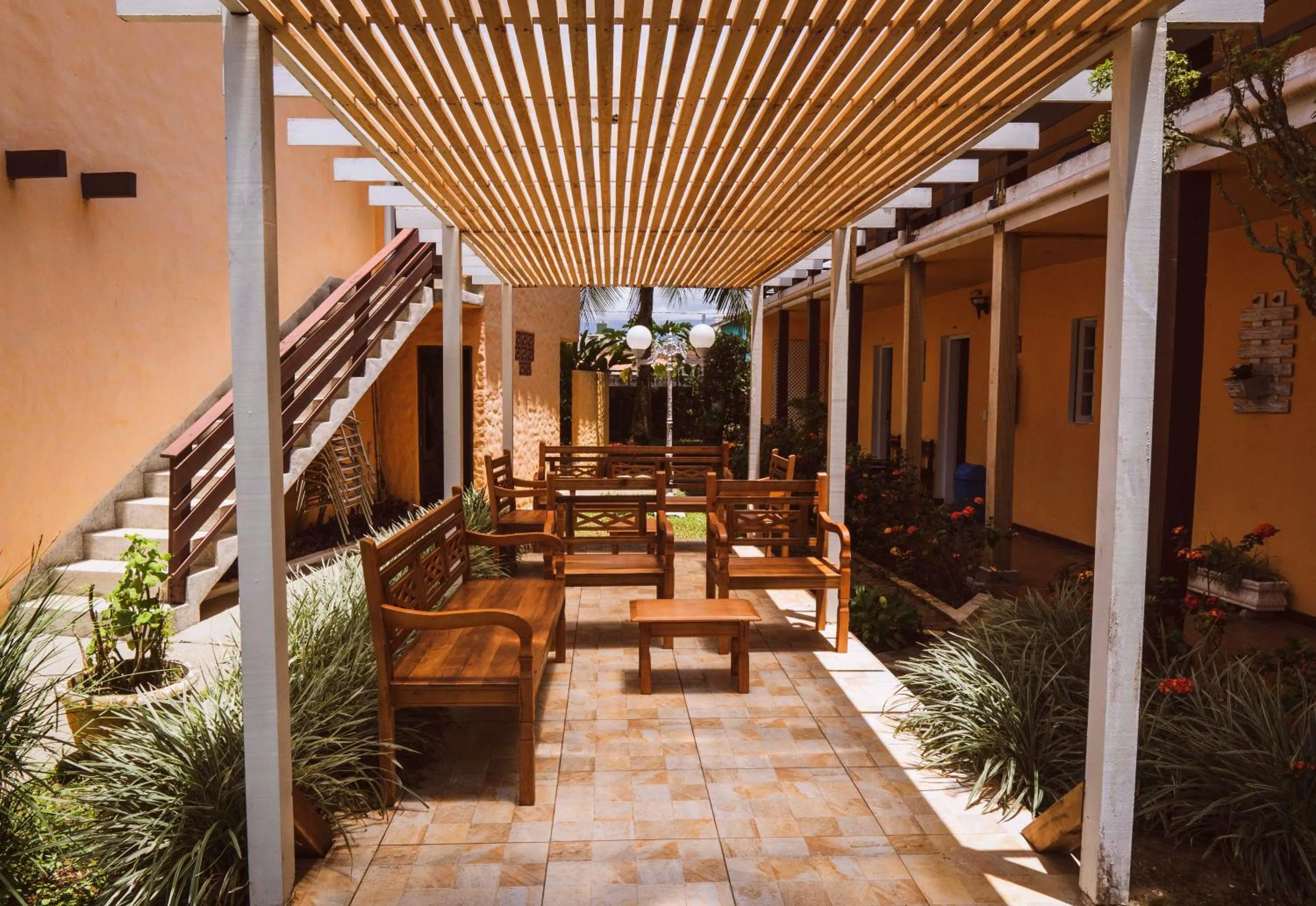 Patio in Hotel Pousada do Sol
