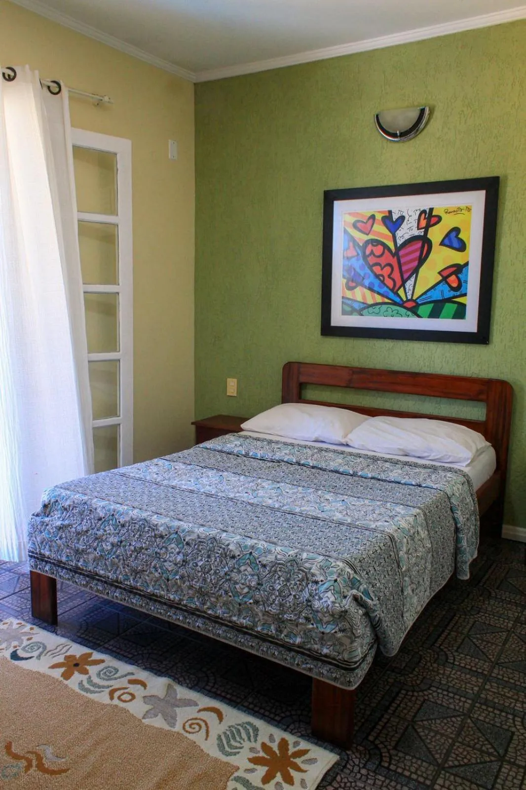 Bed in Hotel Pousada do Sol