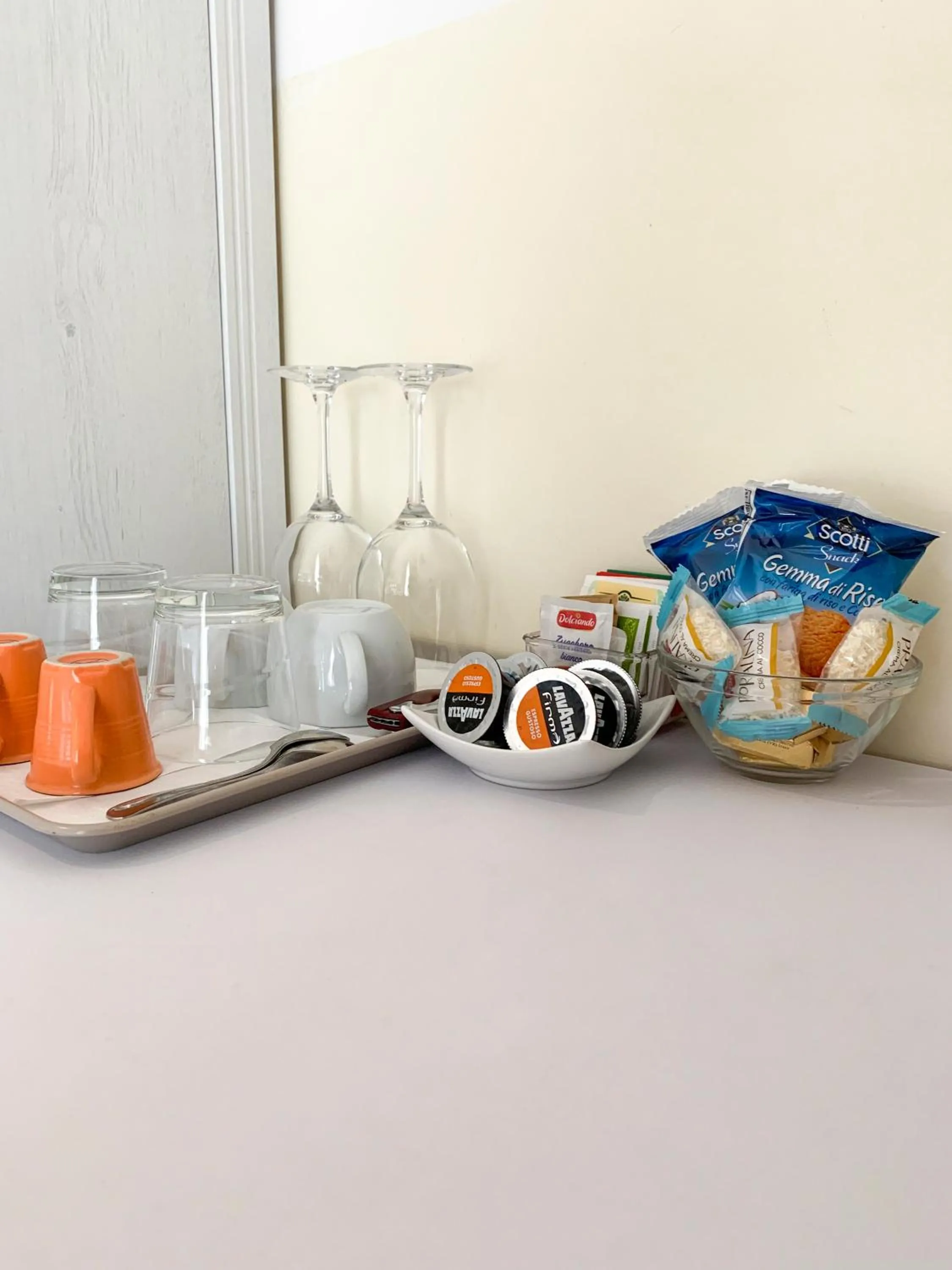 Food and drinks in Biancorèroma B&B