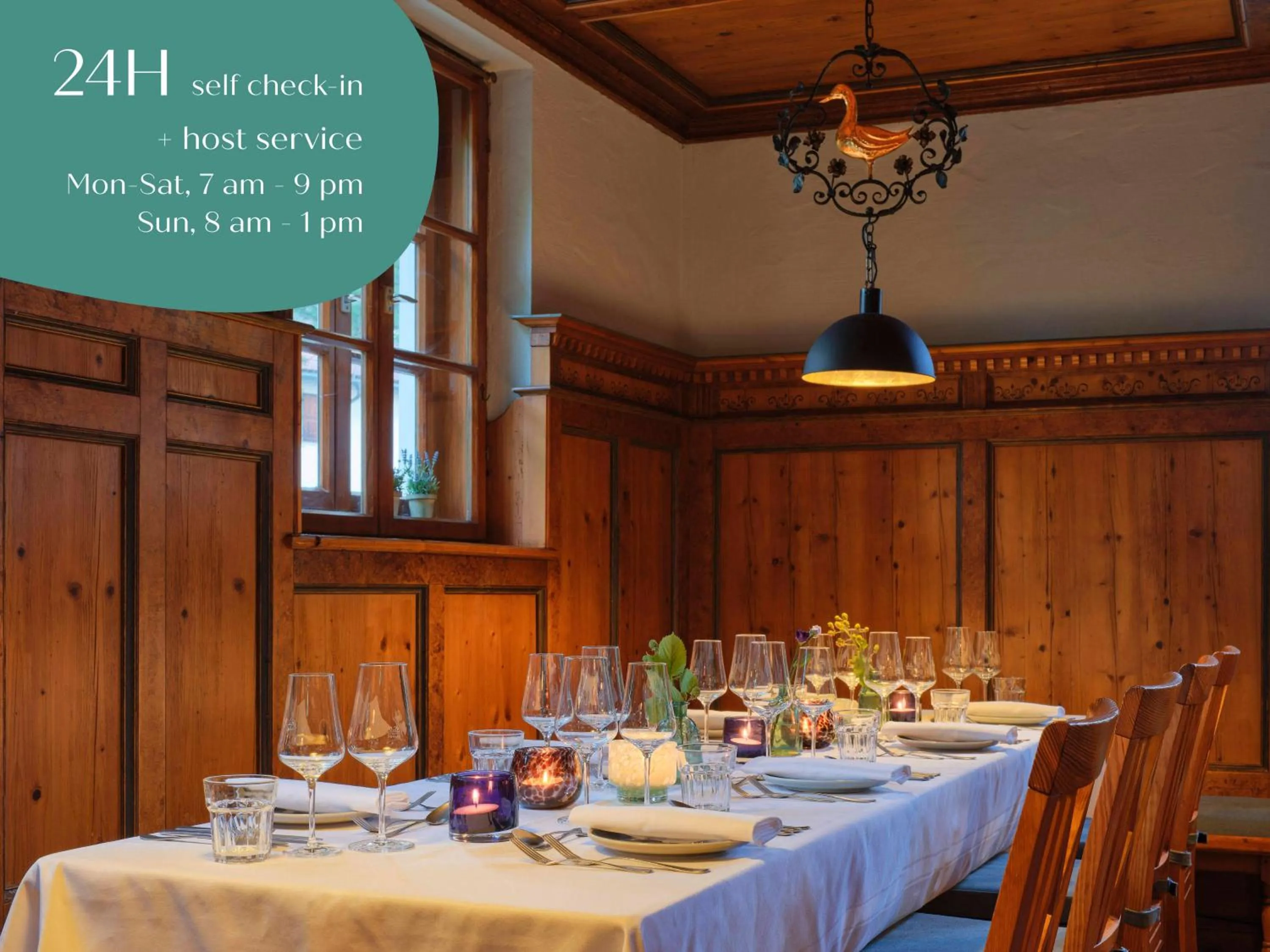 Restaurant/places to eat in Classik Hotel Martinshof, Messe München