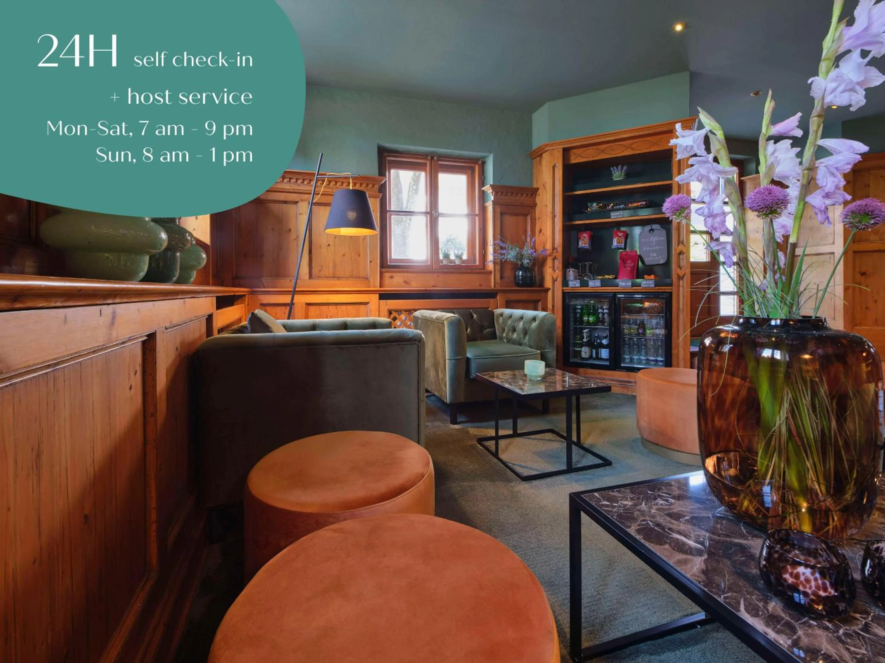 Lobby or reception in Classik Hotel Martinshof, Messe München