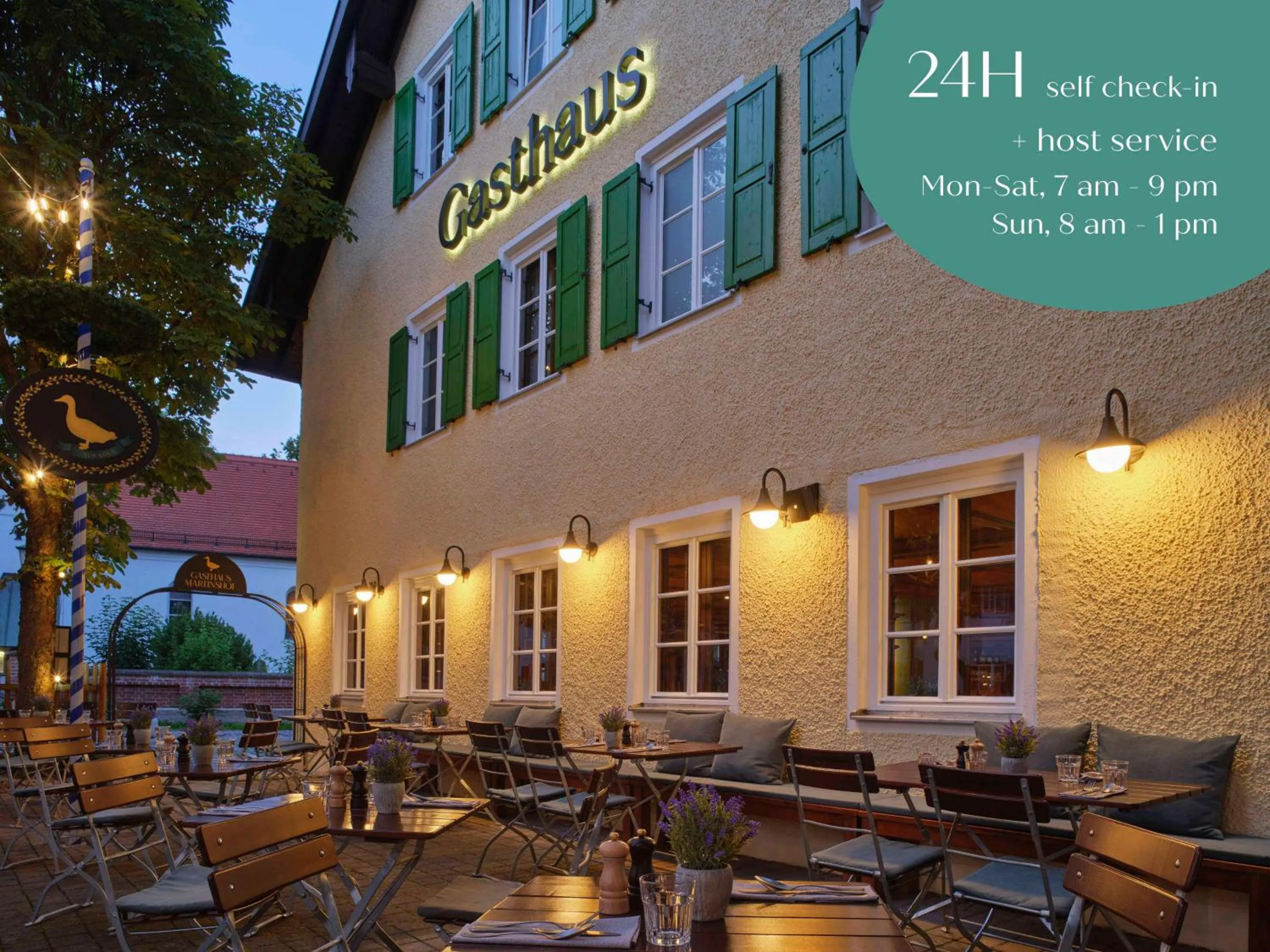 Property building in Classik Hotel Martinshof, Messe München