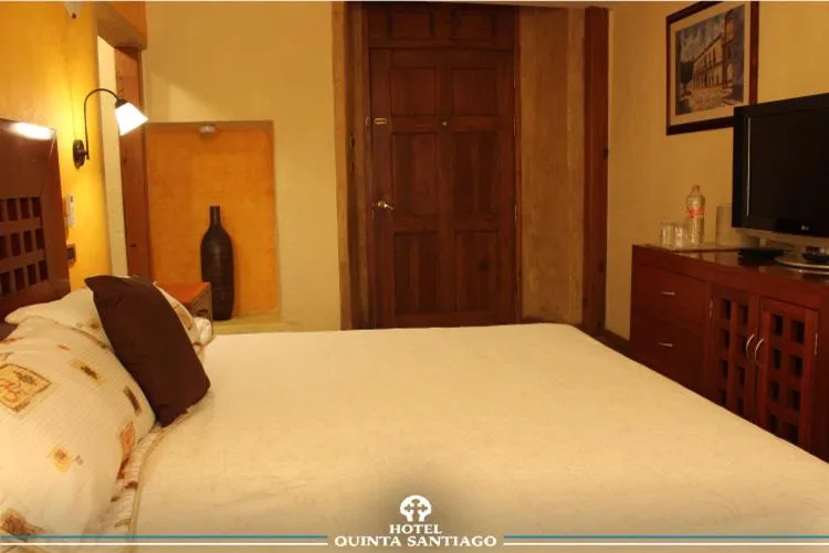 Bed in Hotel Quinta Santiago