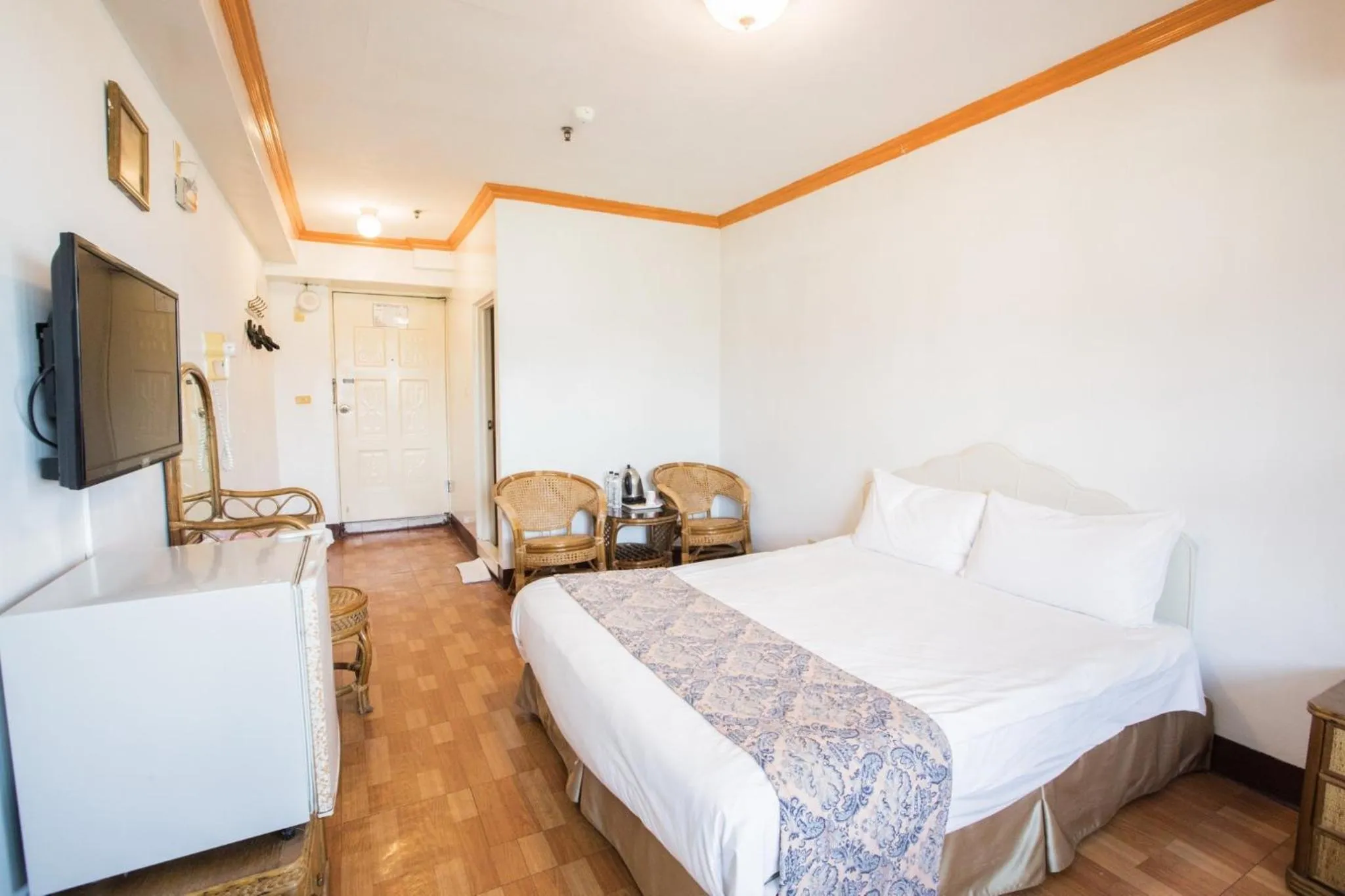 Bed in Kenting Maldives Hotspring Hotel