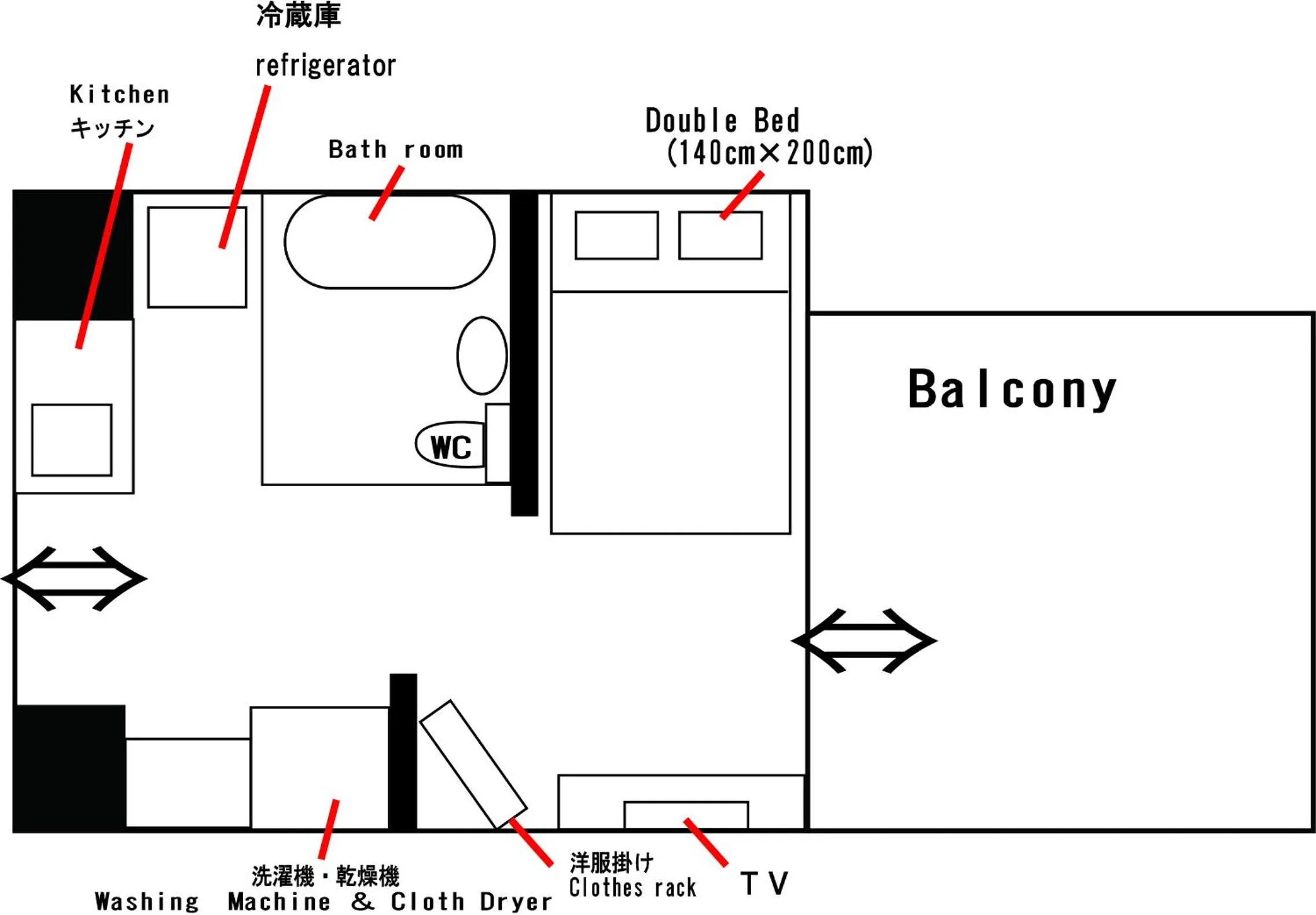 Floor Plan in Tenpoint Hotel OKOU