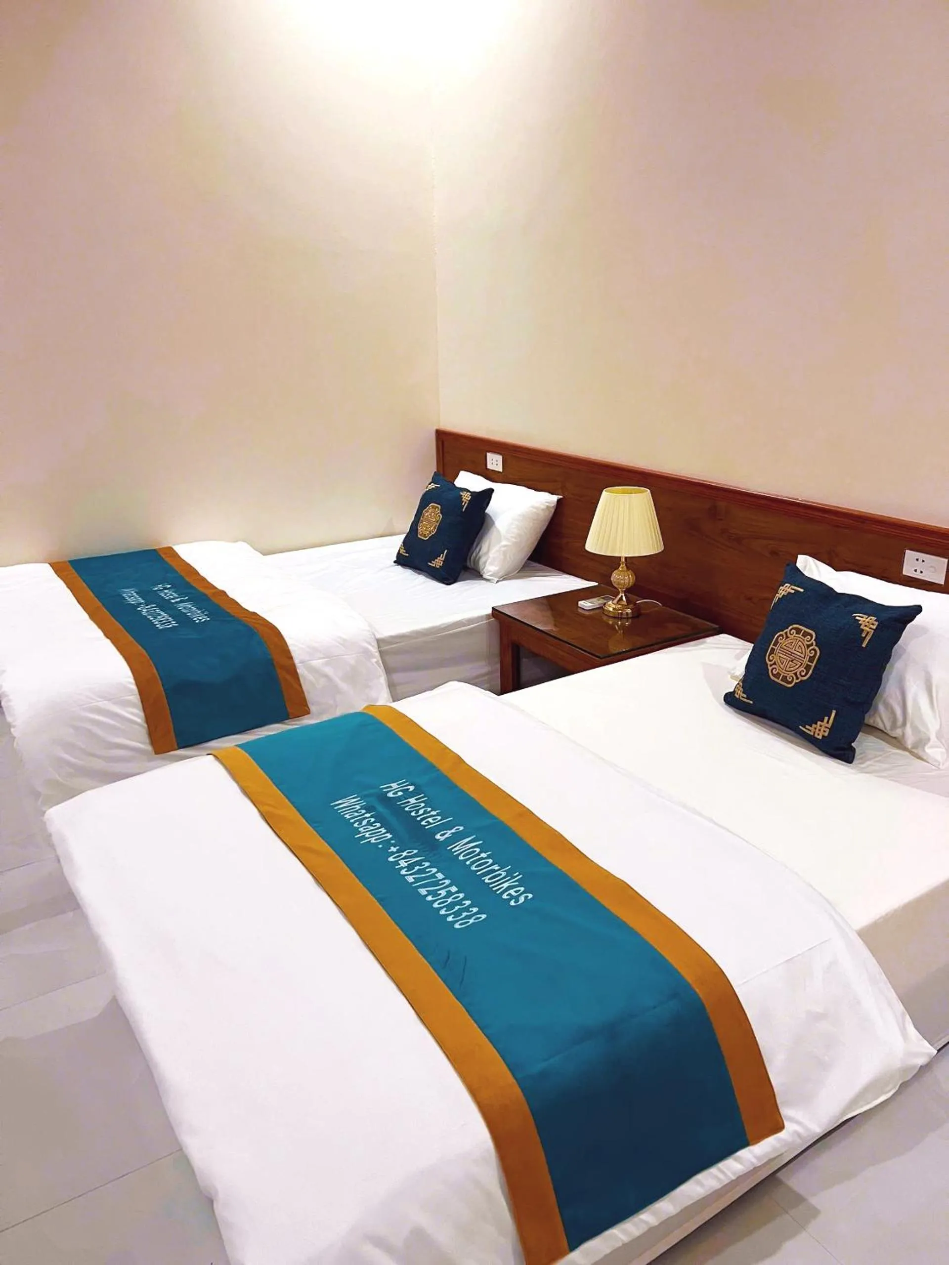 Bed in HG Hostel provide Tours & Motorbikes