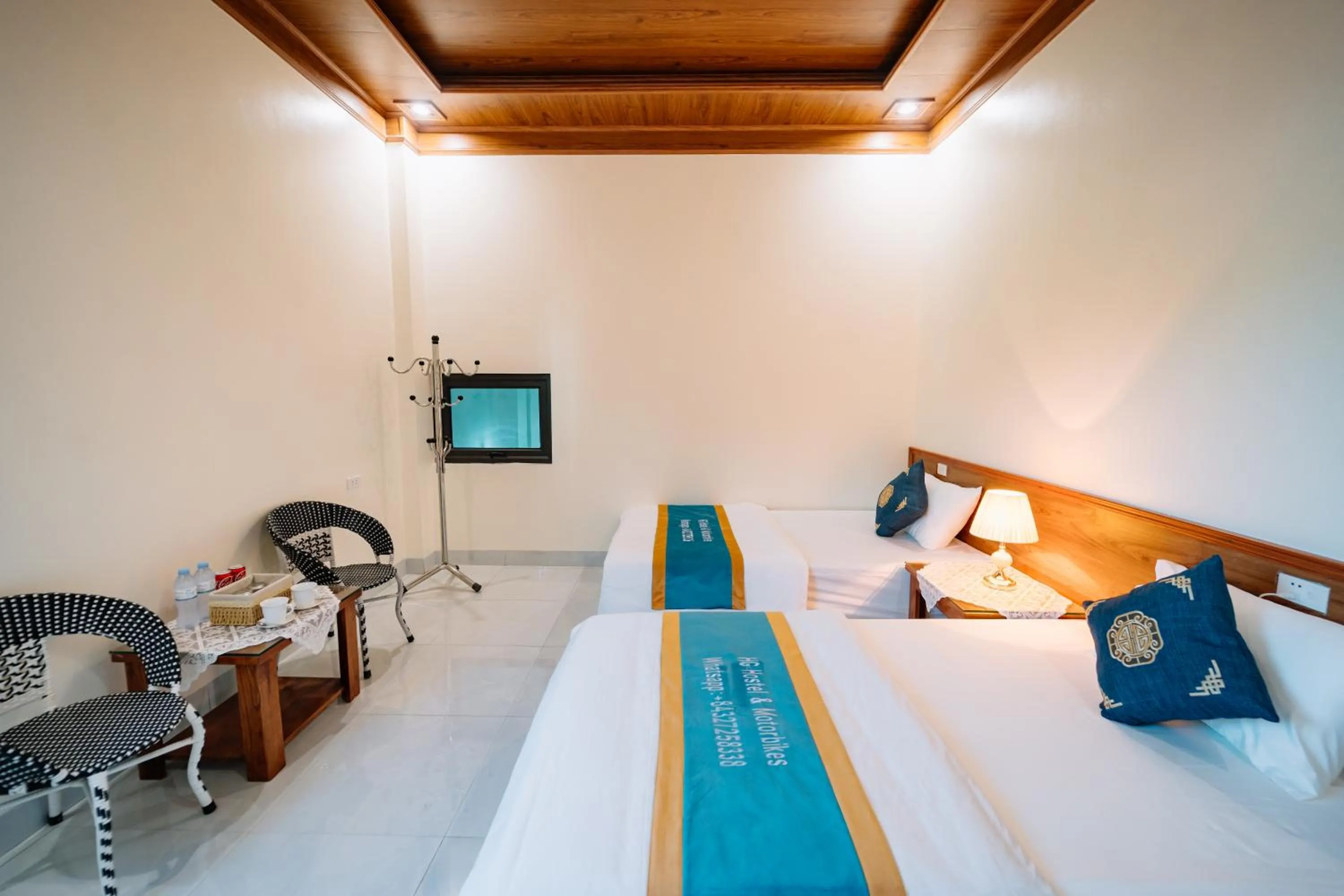 Bed in HG Hostel provide Tours & Motorbikes