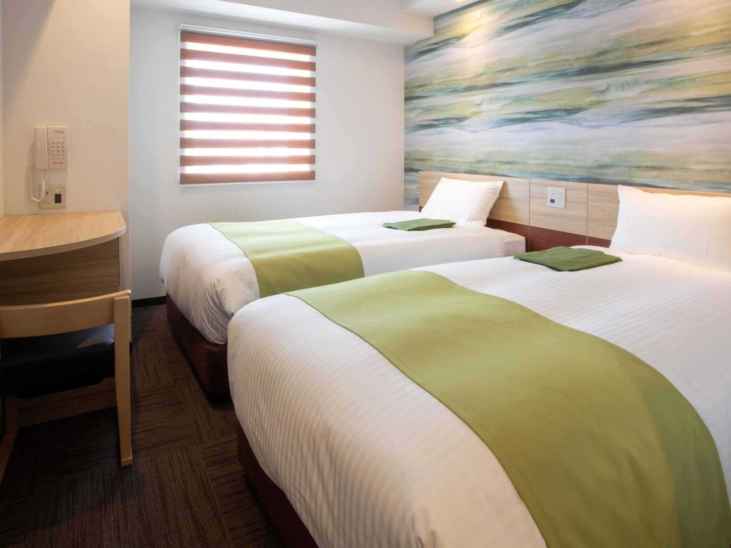 Photo of the whole room, Bed in Kuretake Inn Premium Fukuroi Ekimae