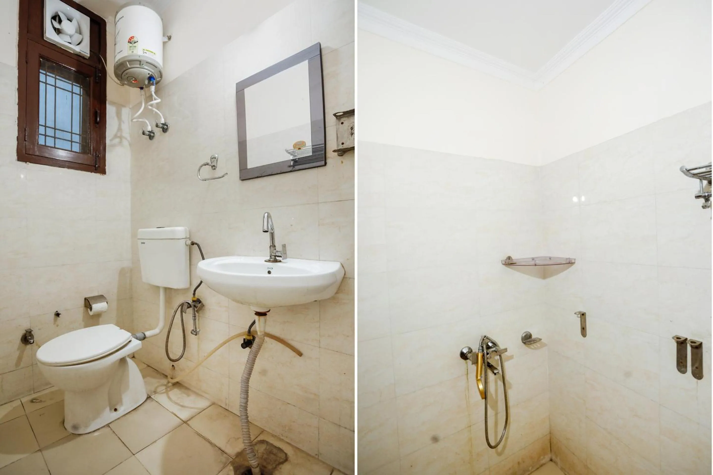 Bathroom in Hotel O Av Residency Near Botanic Garden Of Indian Republic