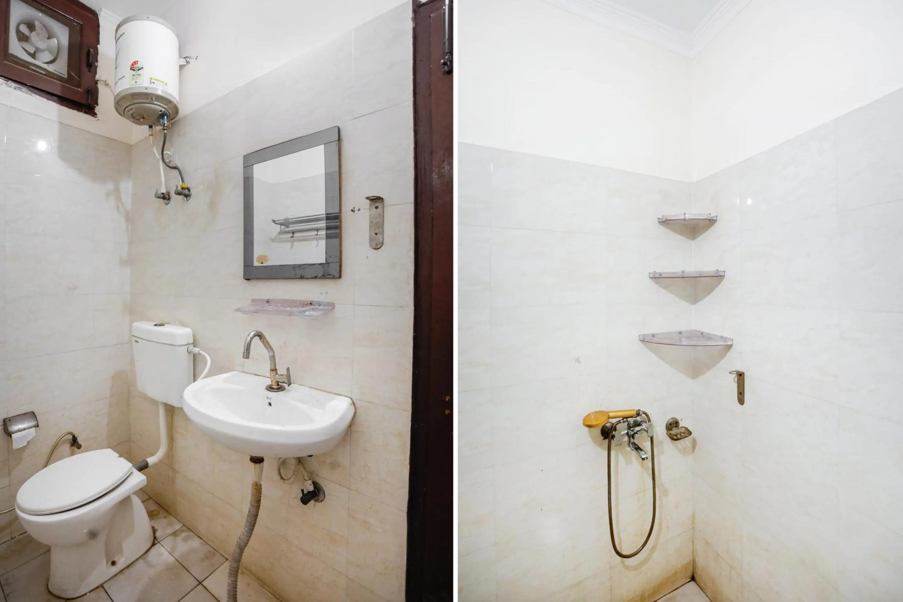 Bathroom in Hotel O Av Residency Near Botanic Garden Of Indian Republic