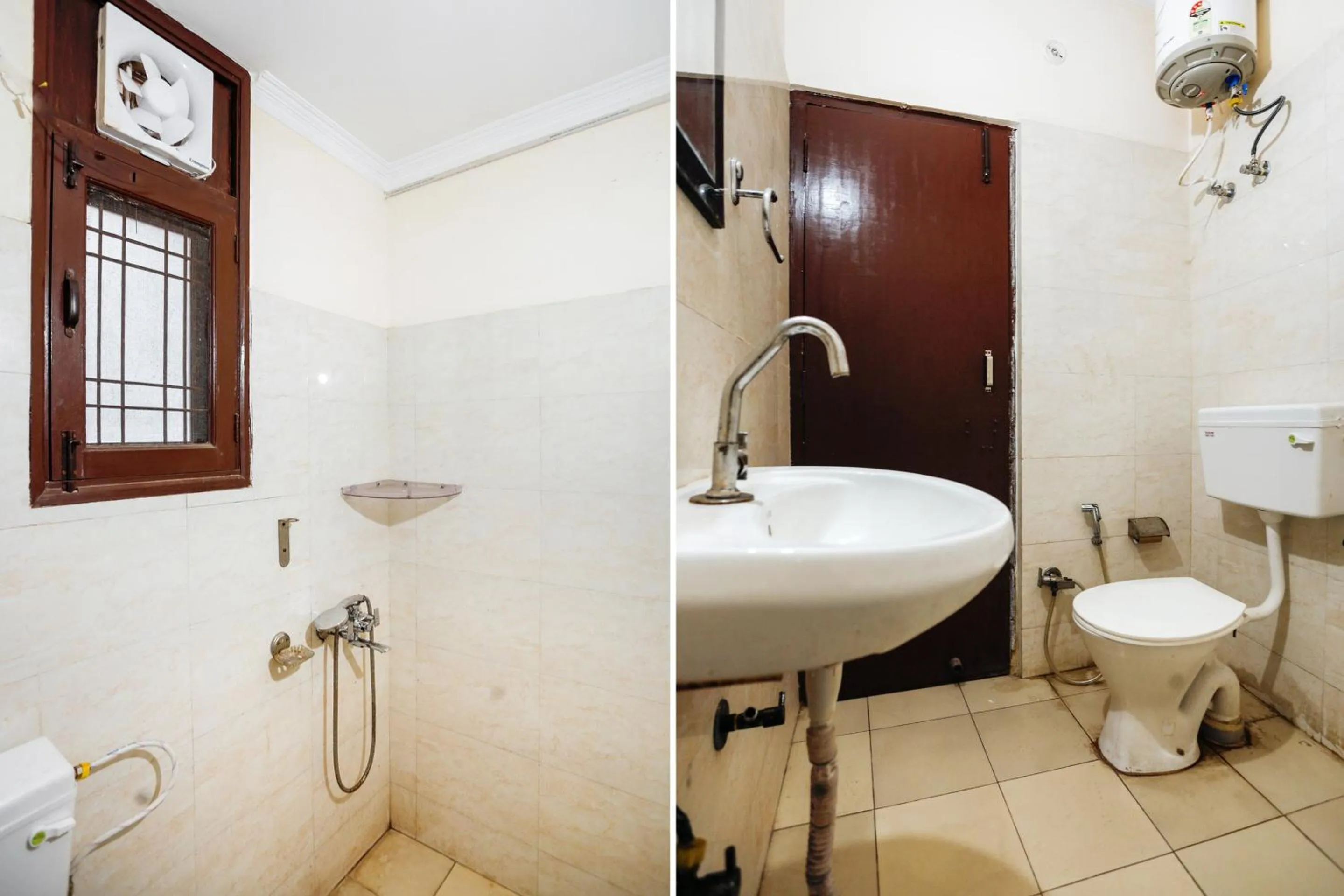 Bathroom in Hotel O Av Residency Near Botanic Garden Of Indian Republic