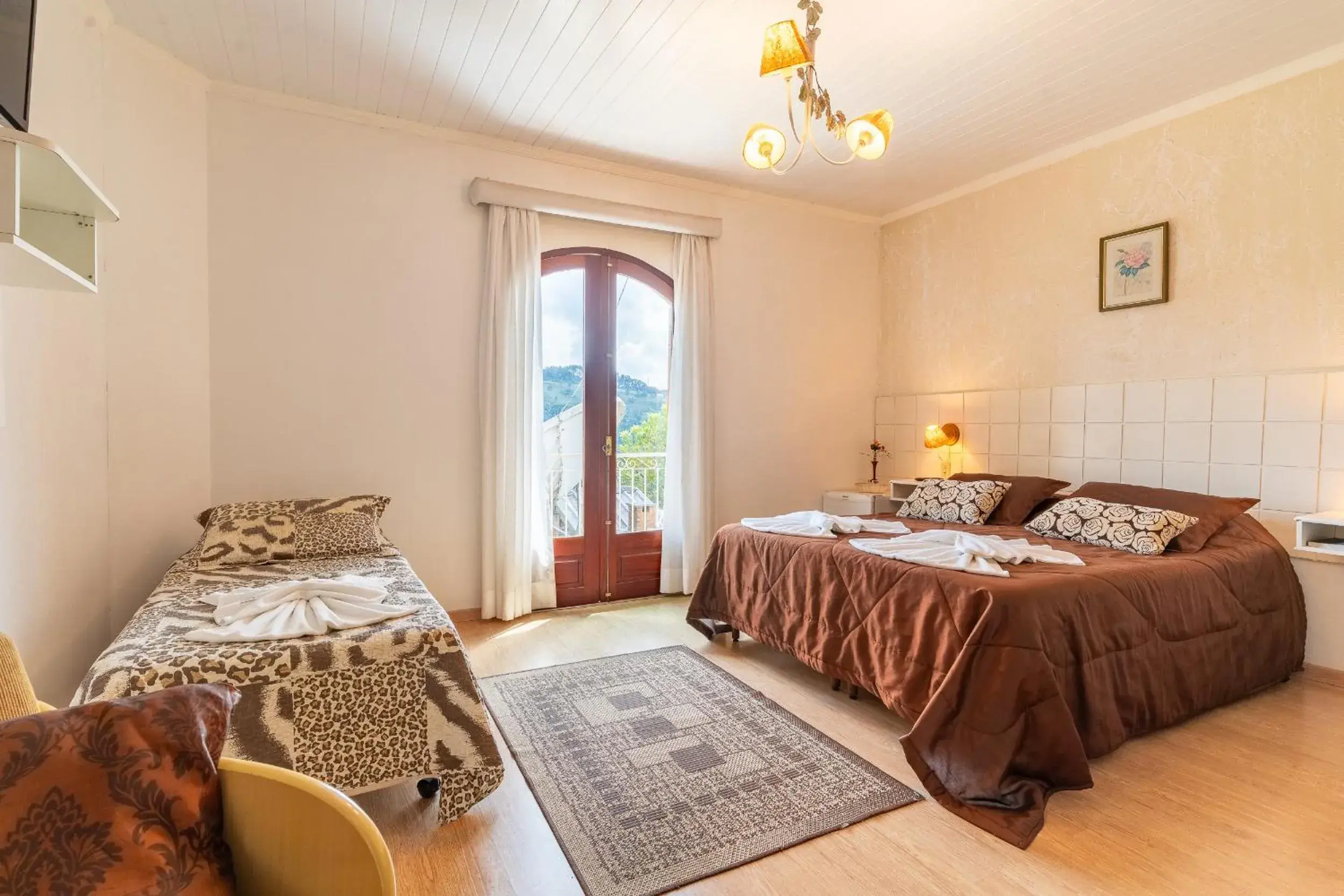 Triple Room in Pousada Recanto Sião Triple Room in Pousada Recanto Sião