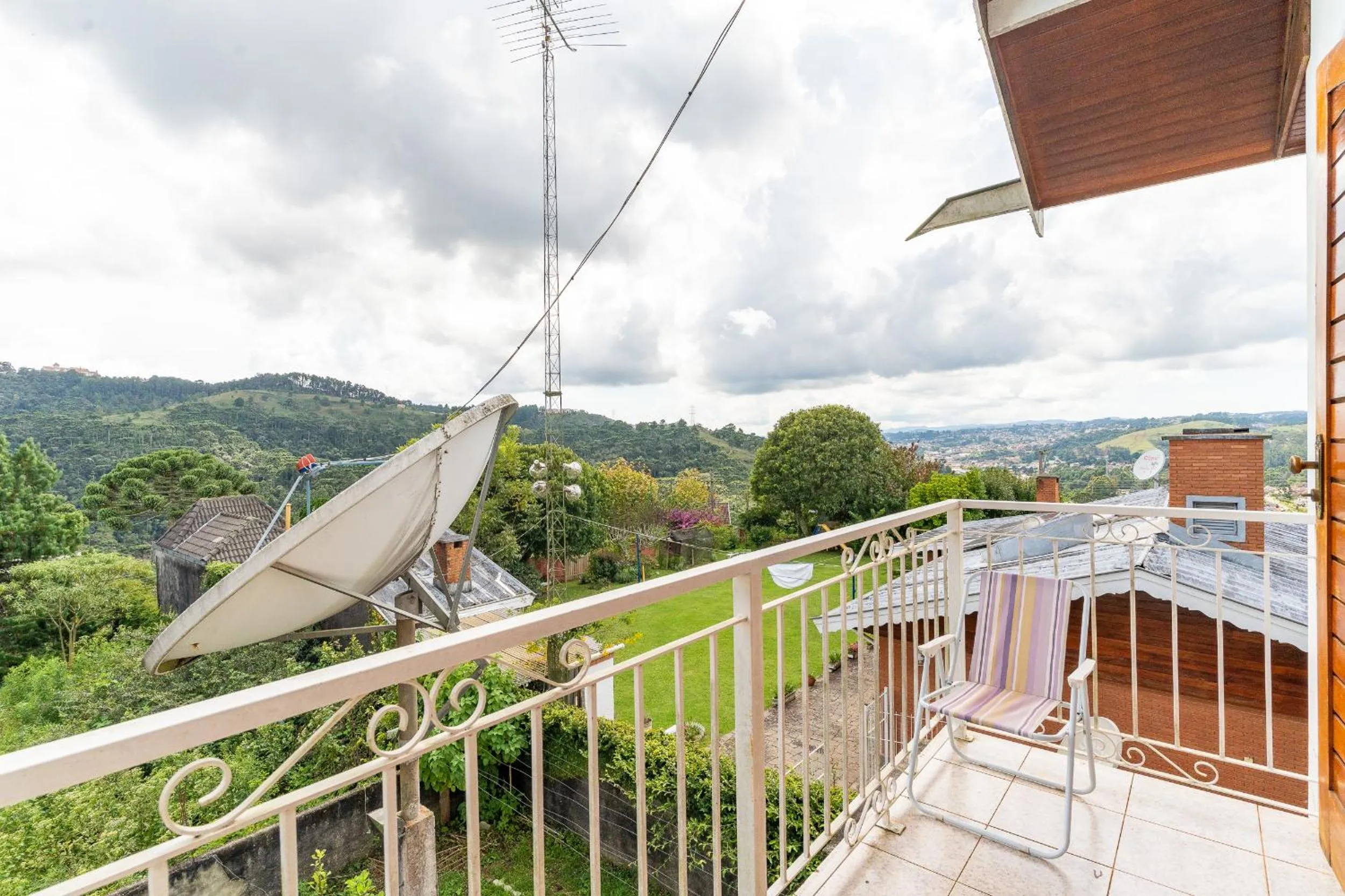 Balcony/Terrace in Pousada Recanto Sião