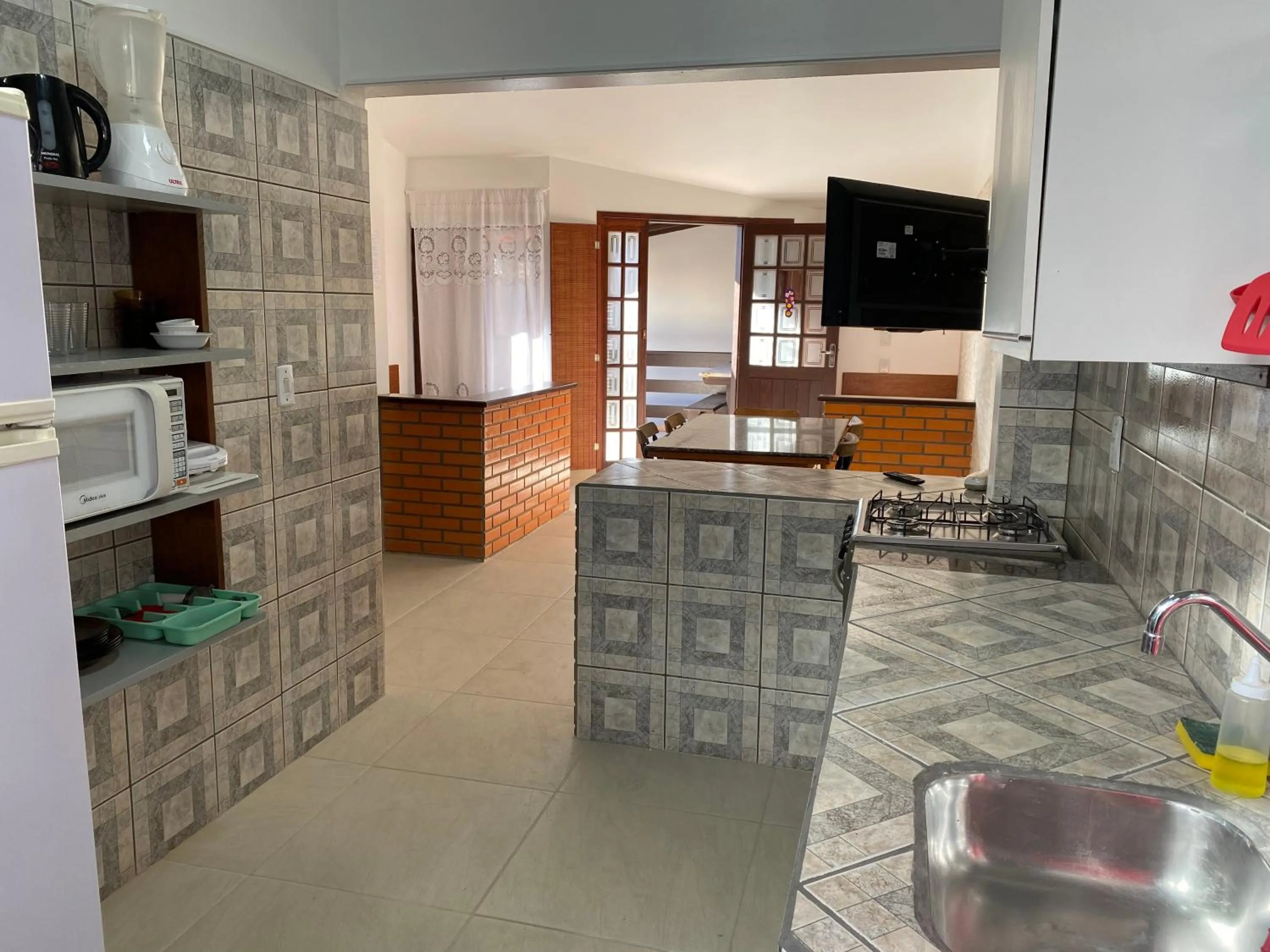 Kitchen or kitchenette in Lemuria Apart Hotel