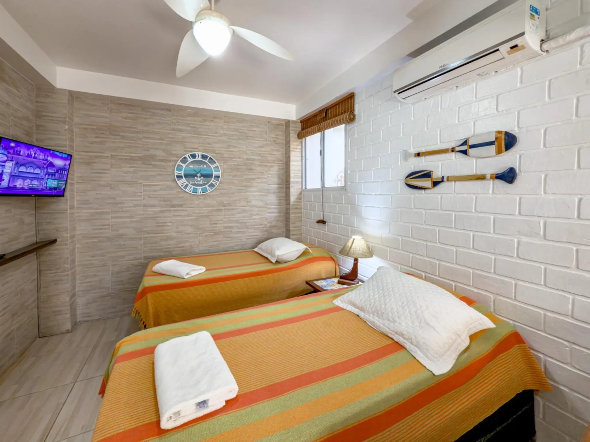 Bed in Lemuria Apart Hotel