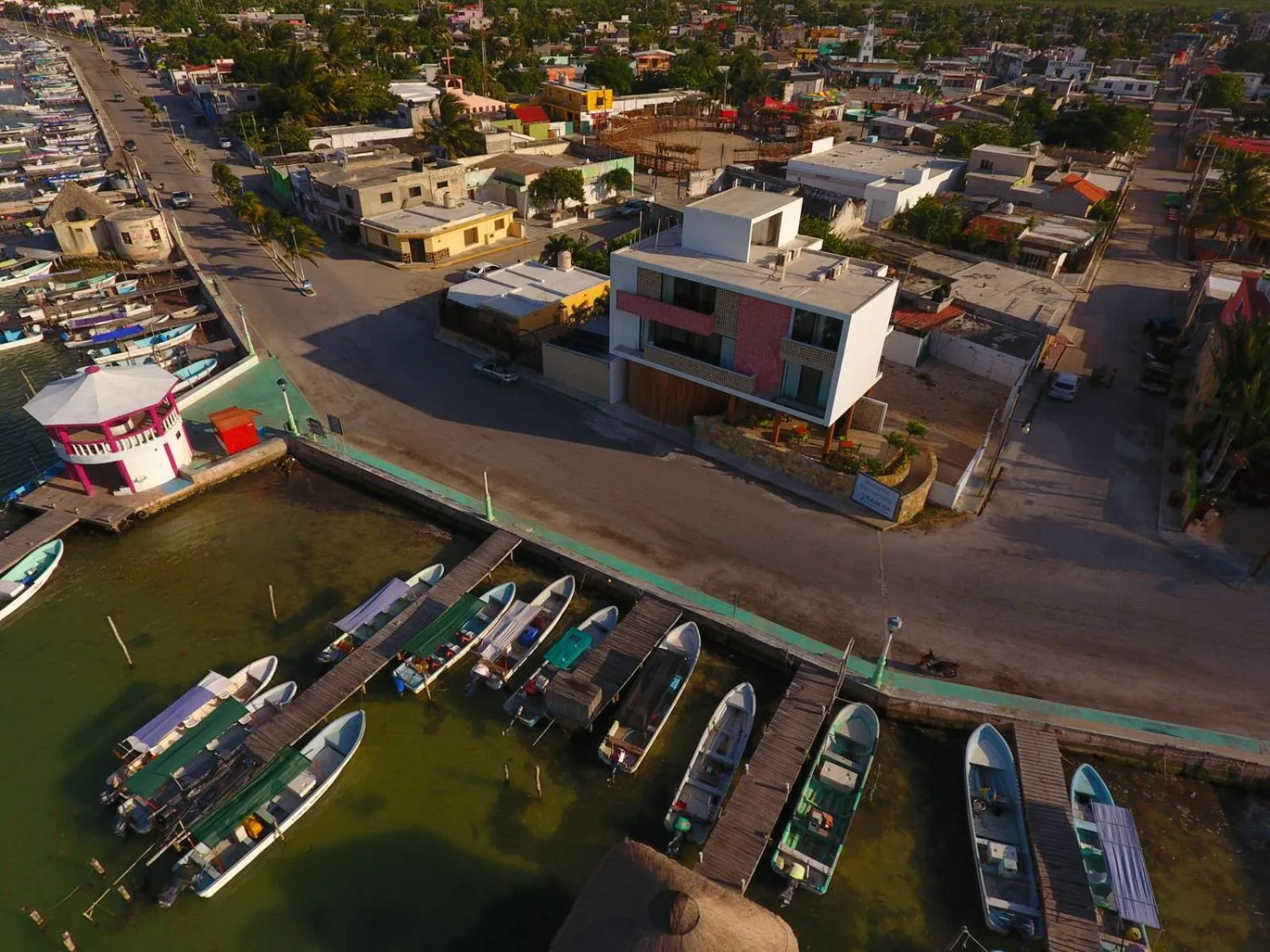 Bird's eye view in Yuum Ha Boutique Hotel