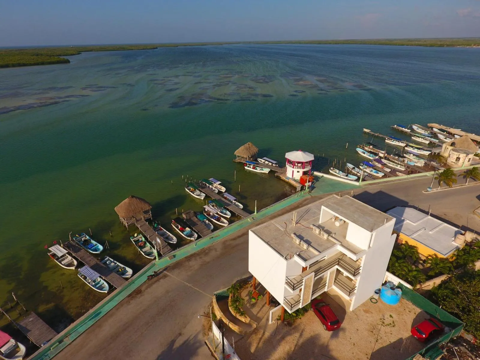 Bird's eye view in Yuum Ha Boutique Hotel