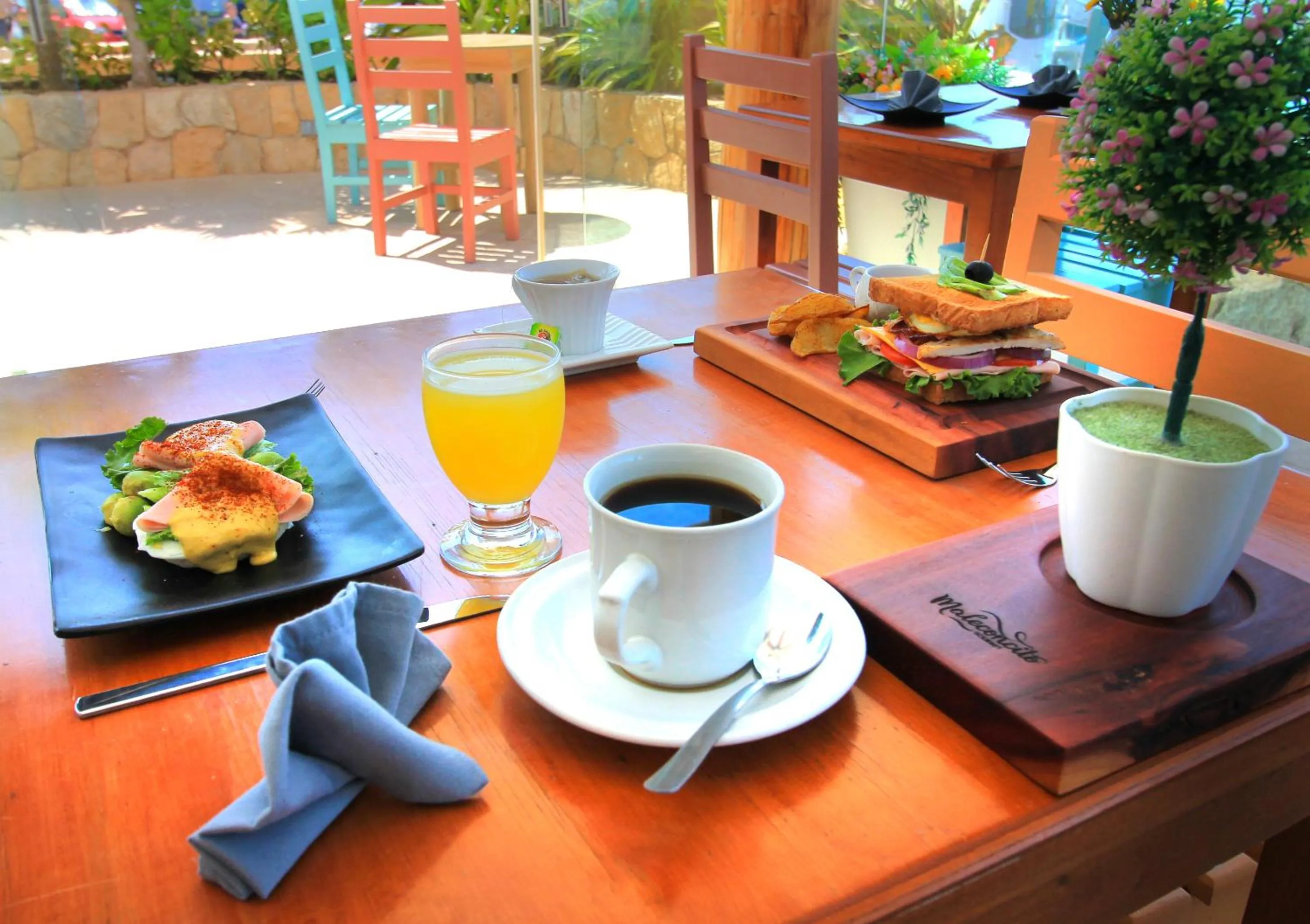 Breakfast in Yuum Ha Boutique Hotel