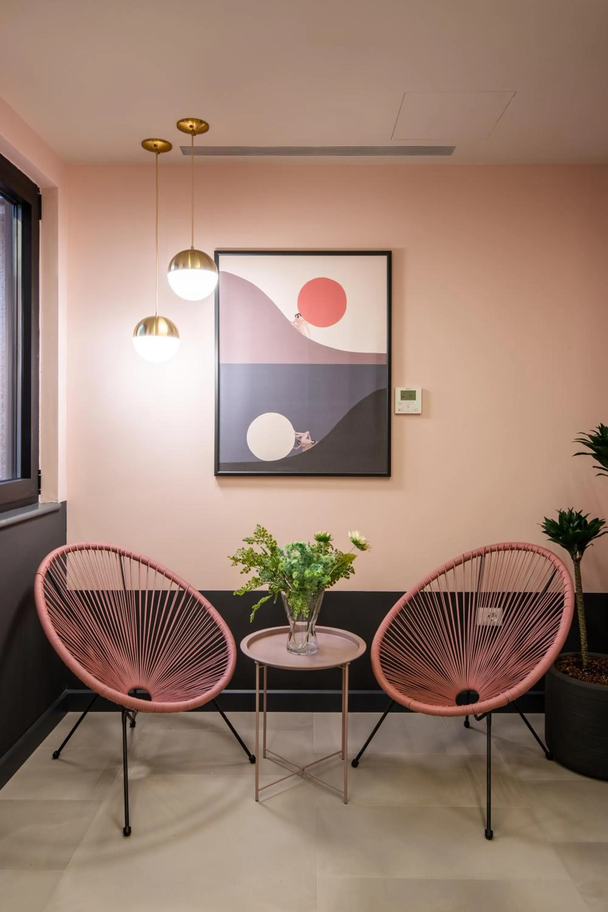 Seating area in Allure Boutique Hotel