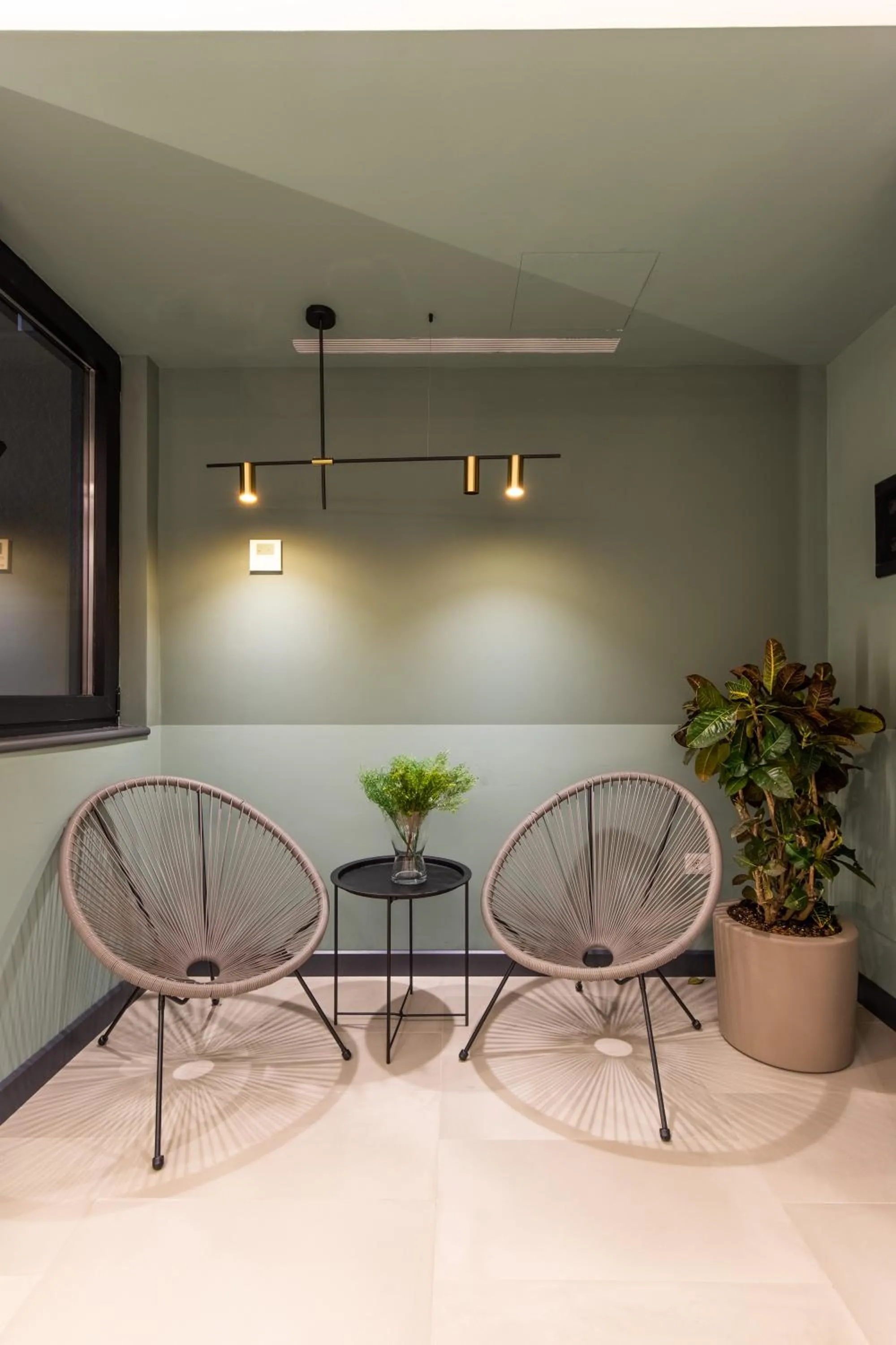 Seating area in Allure Boutique Hotel