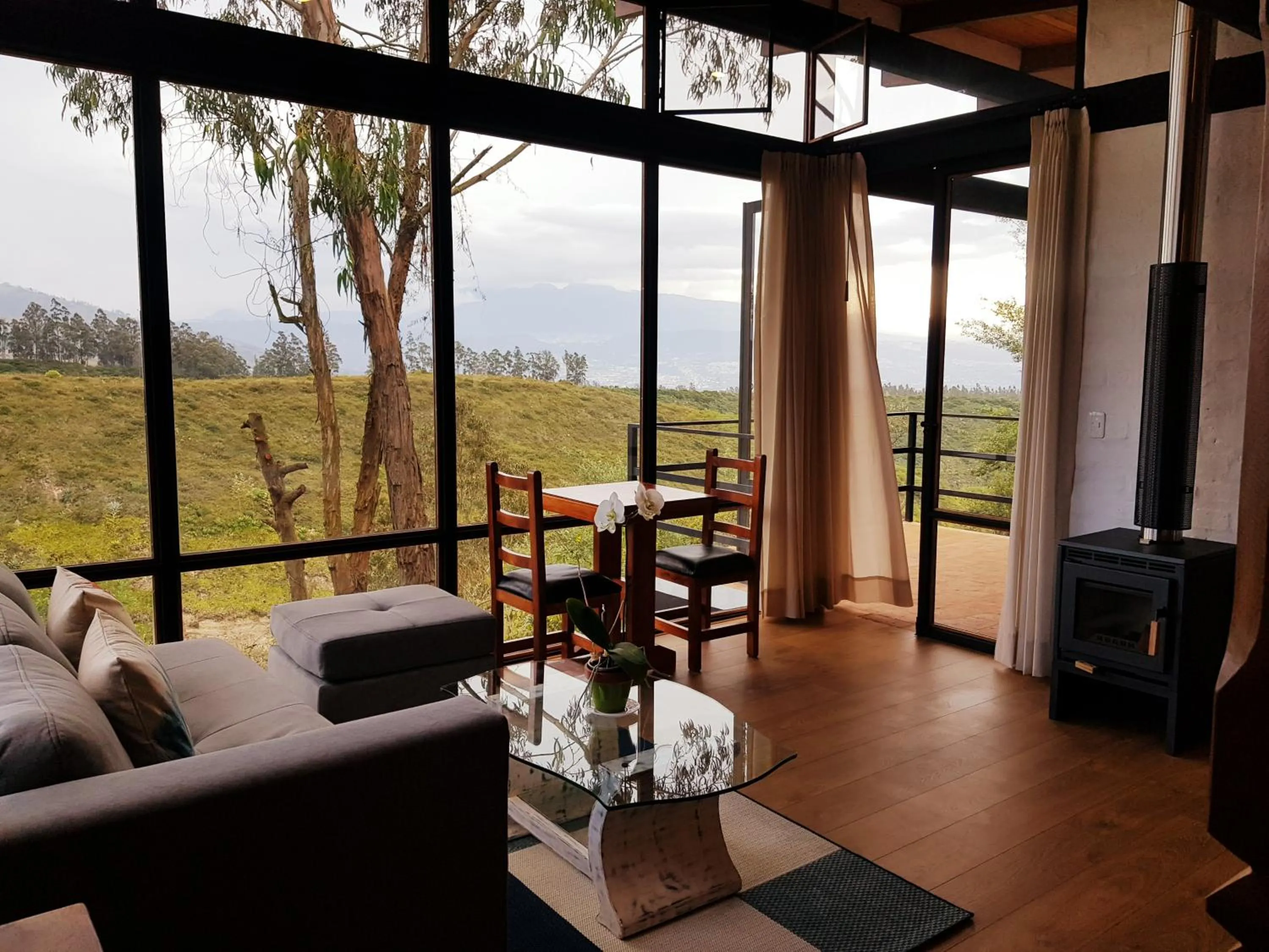 Balcony/Terrace in Hacienda Jimenita Wildlife Reserve