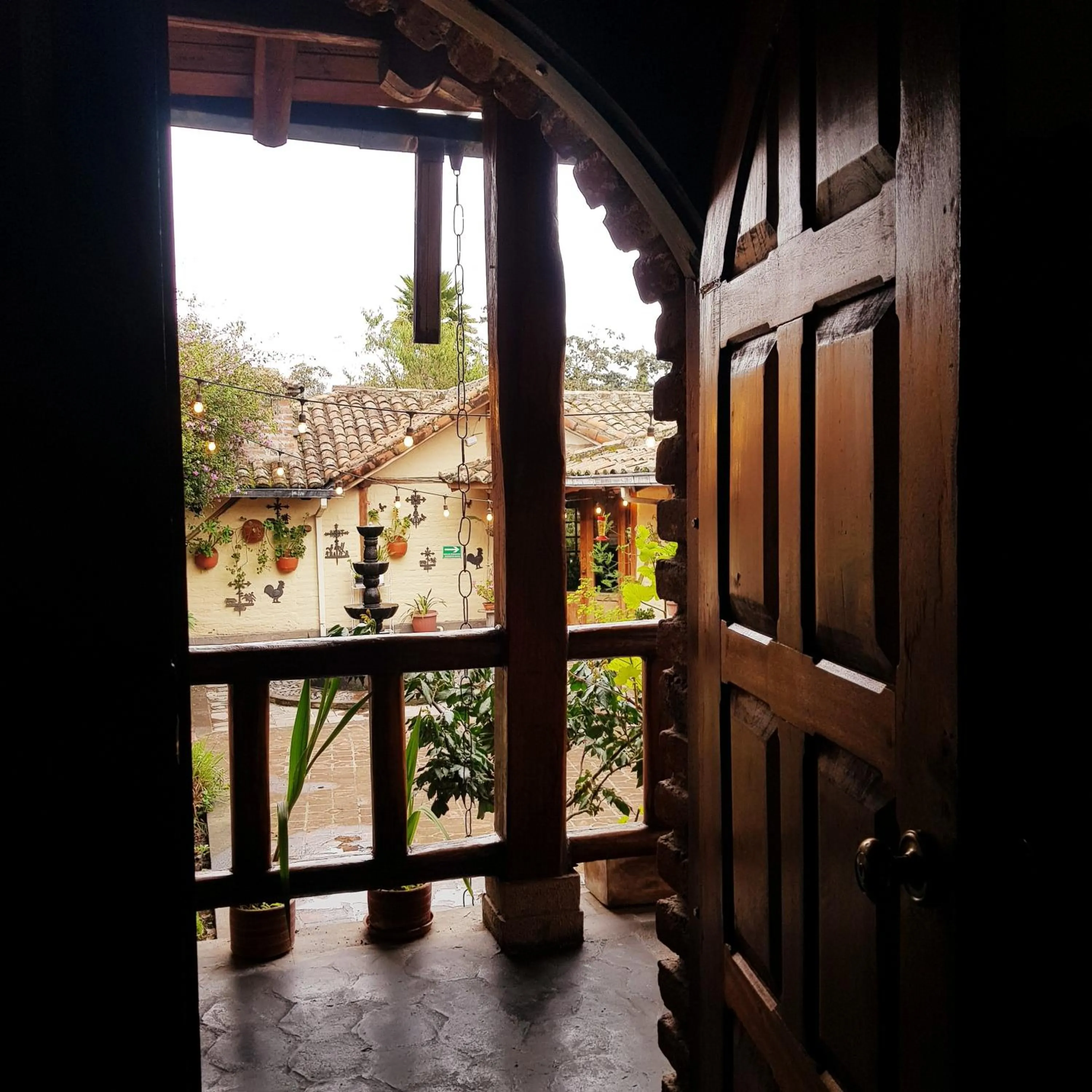 Decorative detail in Hacienda Jimenita Wildlife Reserve