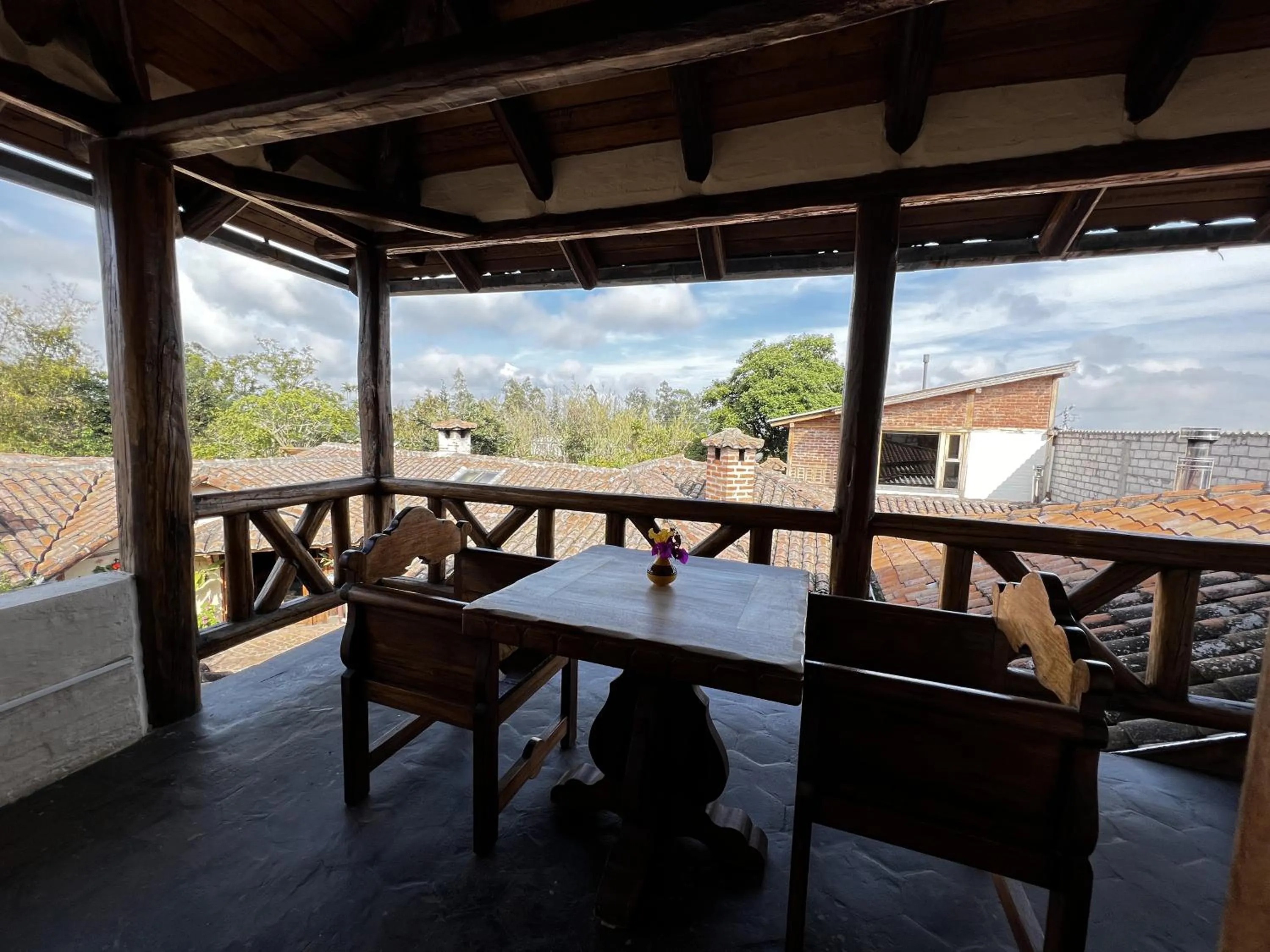 Patio in Hacienda Jimenita Wildlife Reserve