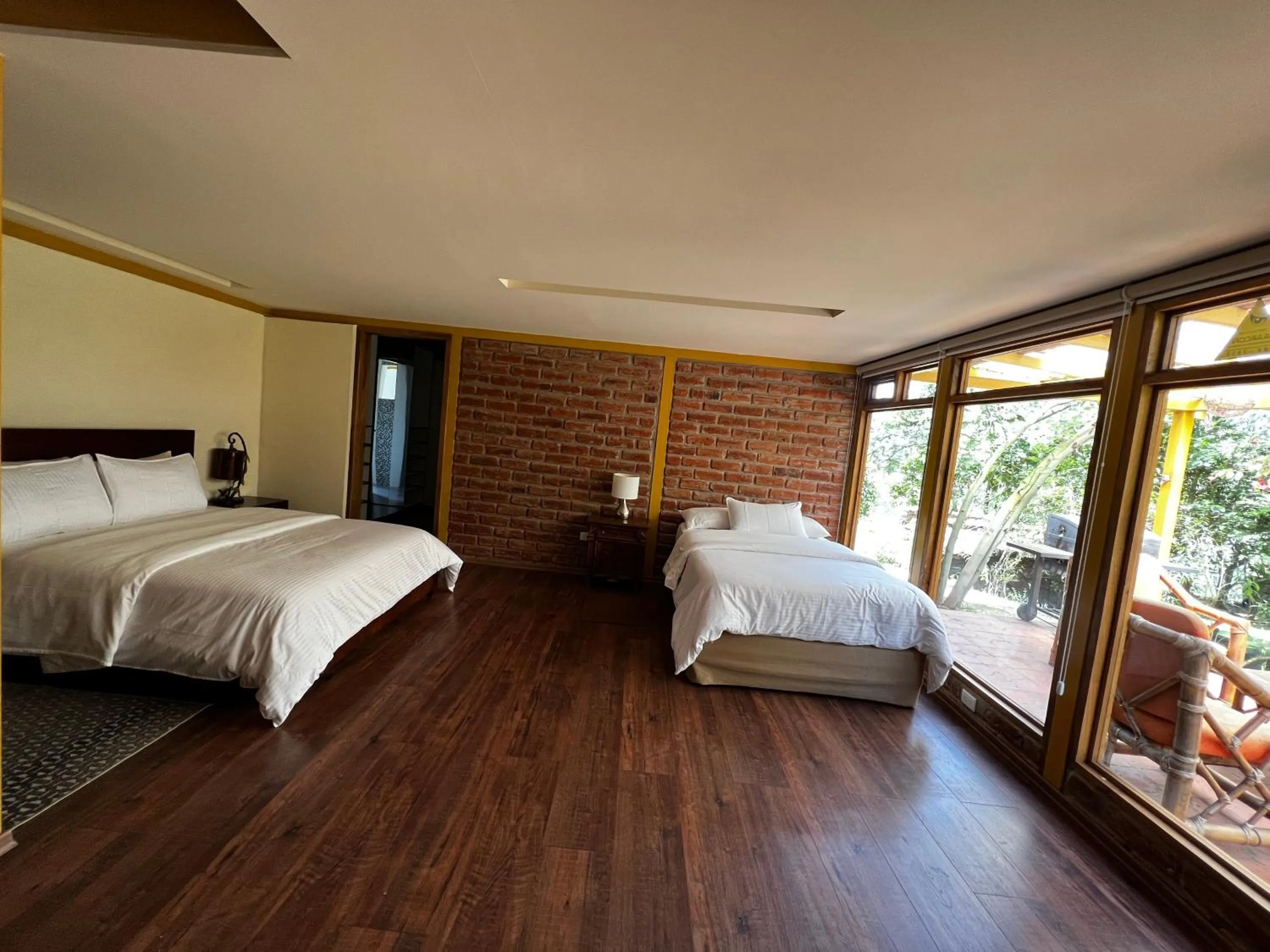 Bed in Hacienda Jimenita Wildlife Reserve