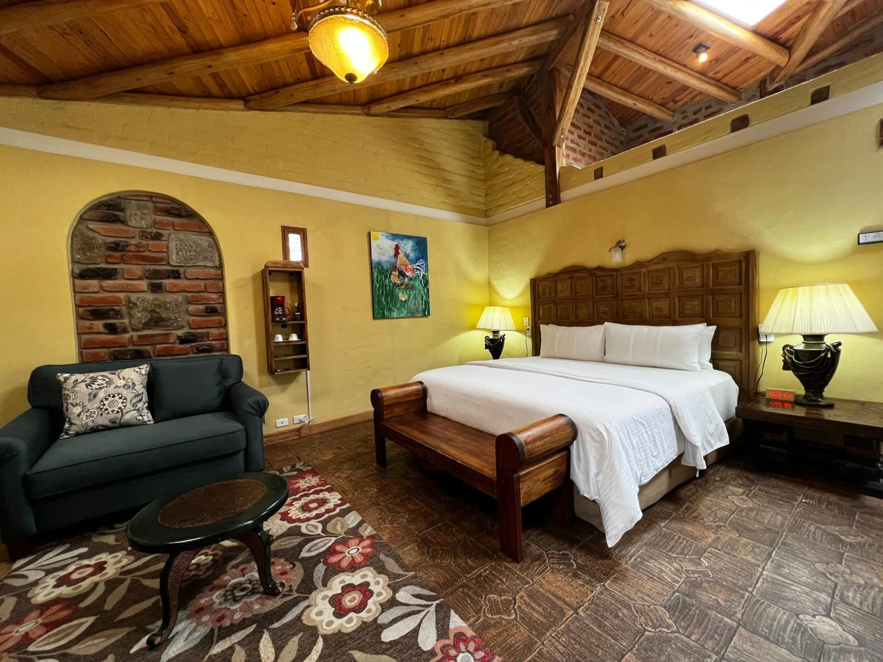 Bed in Hacienda Jimenita Wildlife Reserve