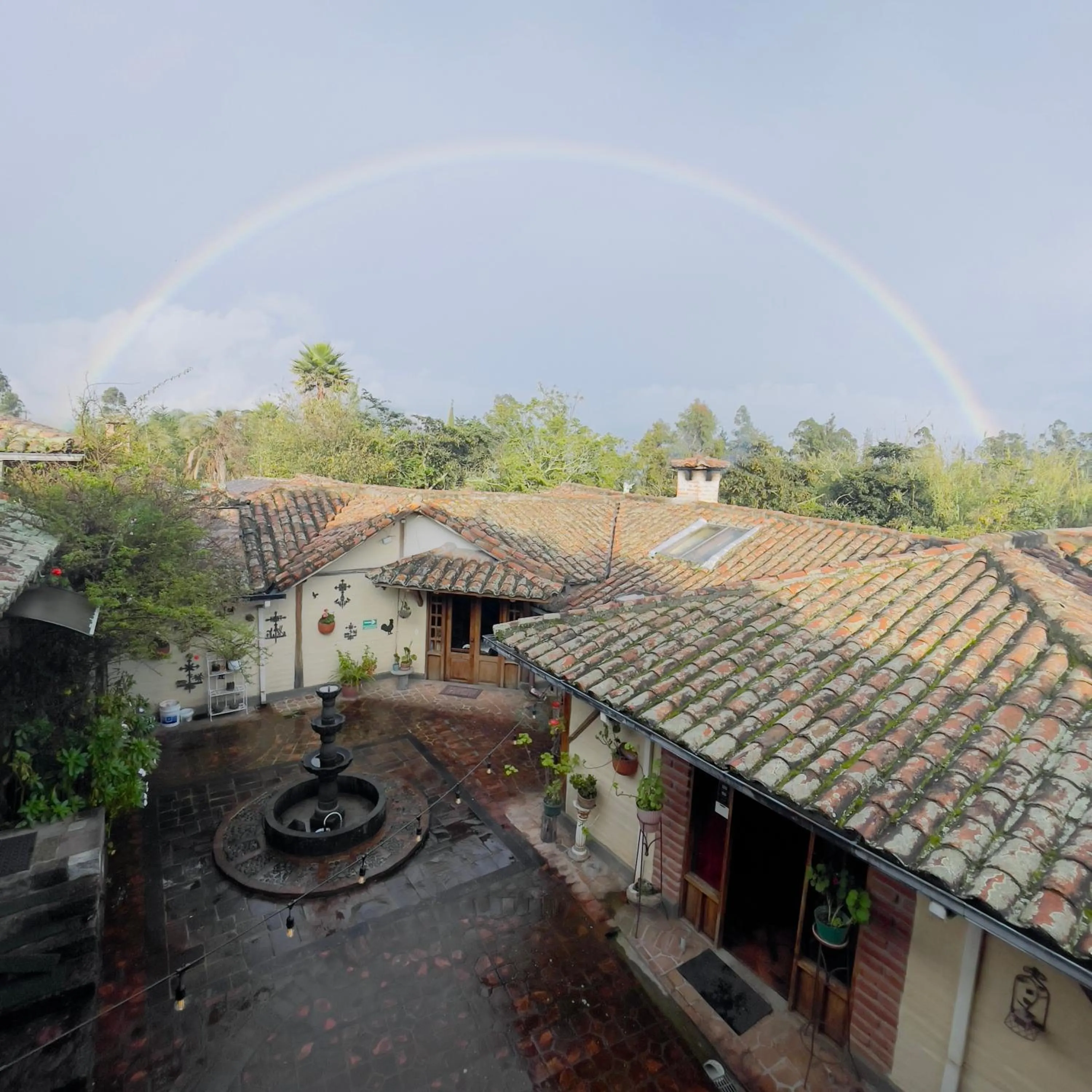 Patio in Hacienda Jimenita Wildlife Reserve