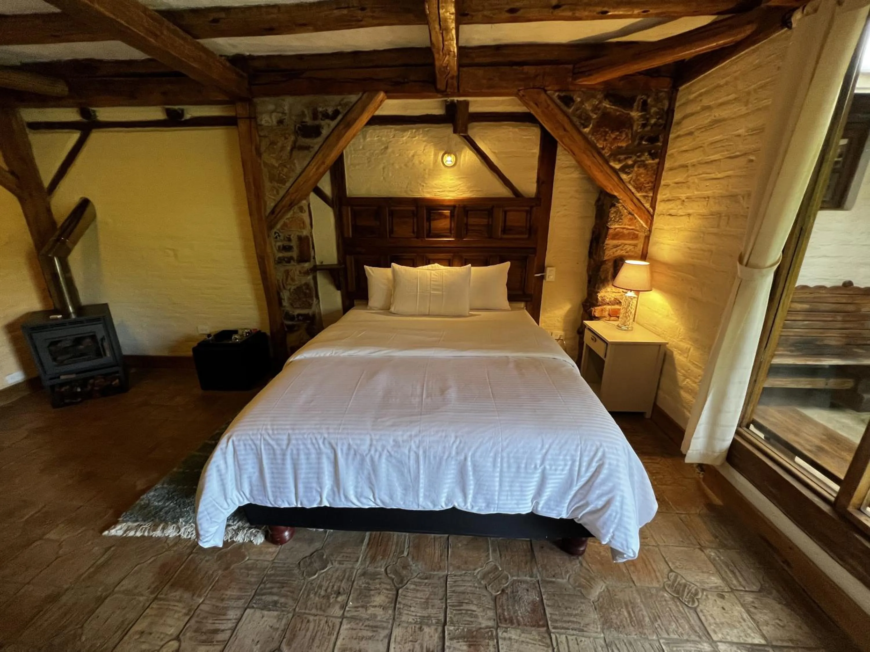 Bed in Hacienda Jimenita Wildlife Reserve