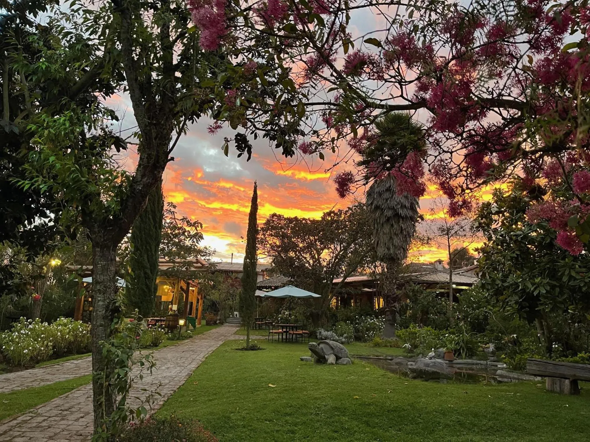 Garden in Hacienda Jimenita Wildlife Reserve