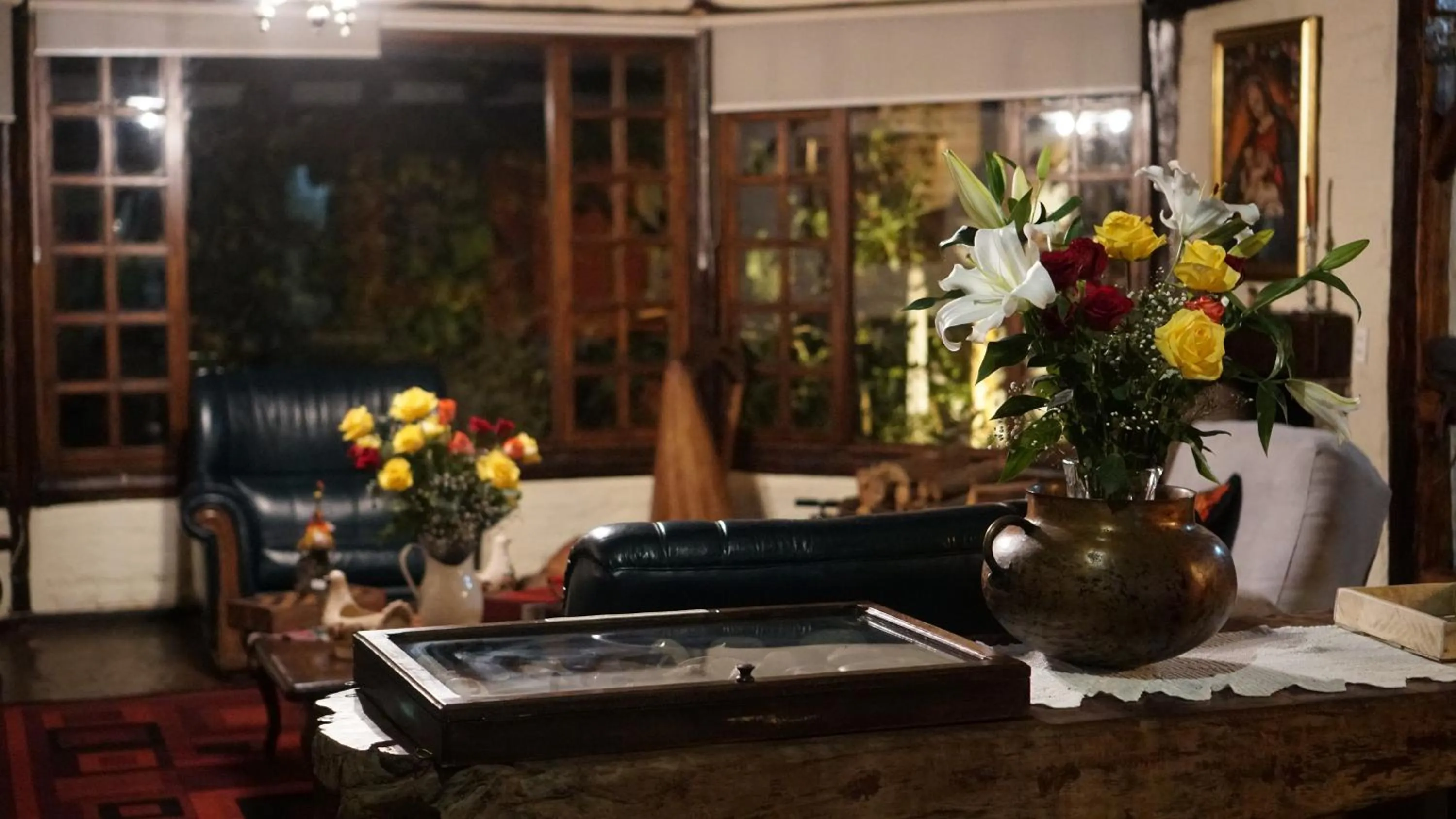Seating area in Hacienda Jimenita Wildlife Reserve