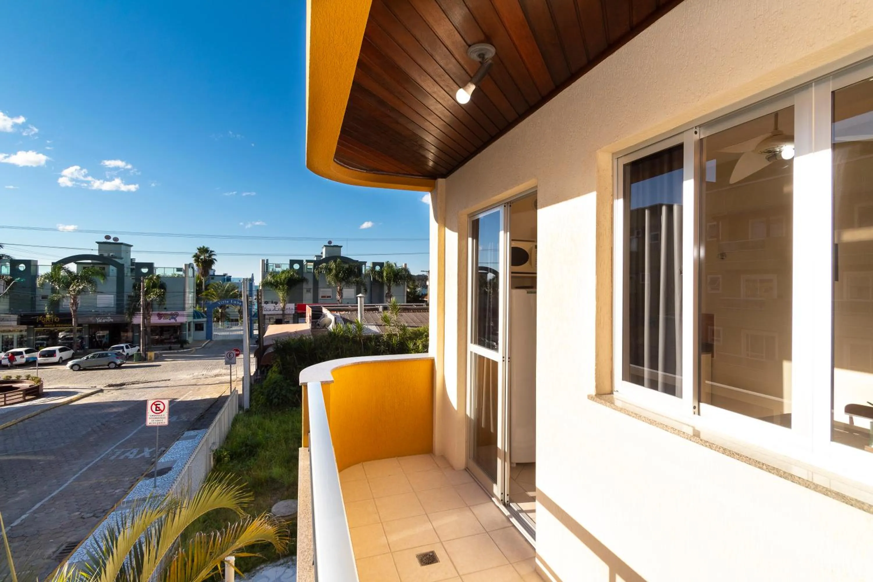 Balcony/Terrace in Pousada Acapulco - Bombinhas