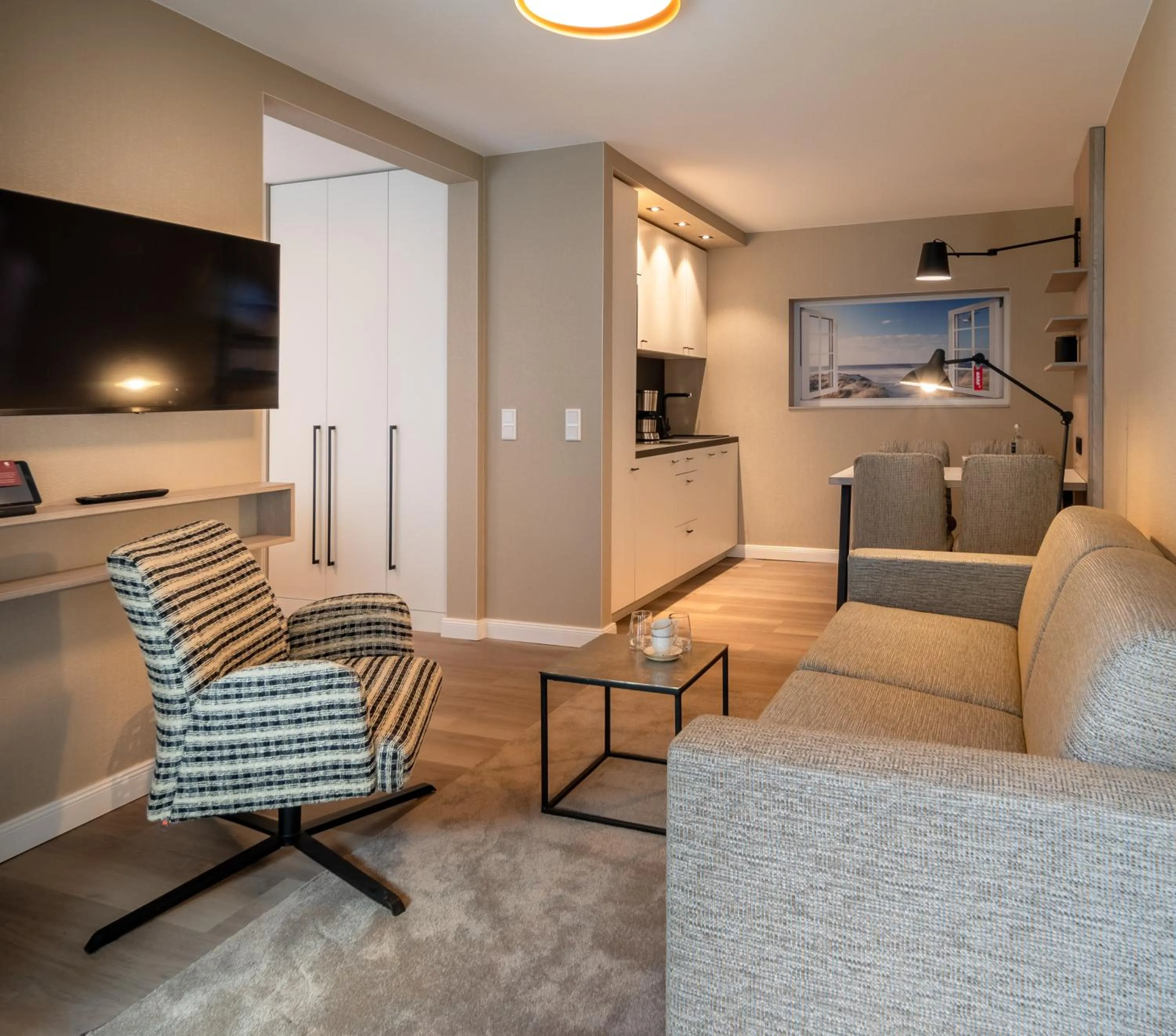 Living room in Hotel am Schlosspark garni