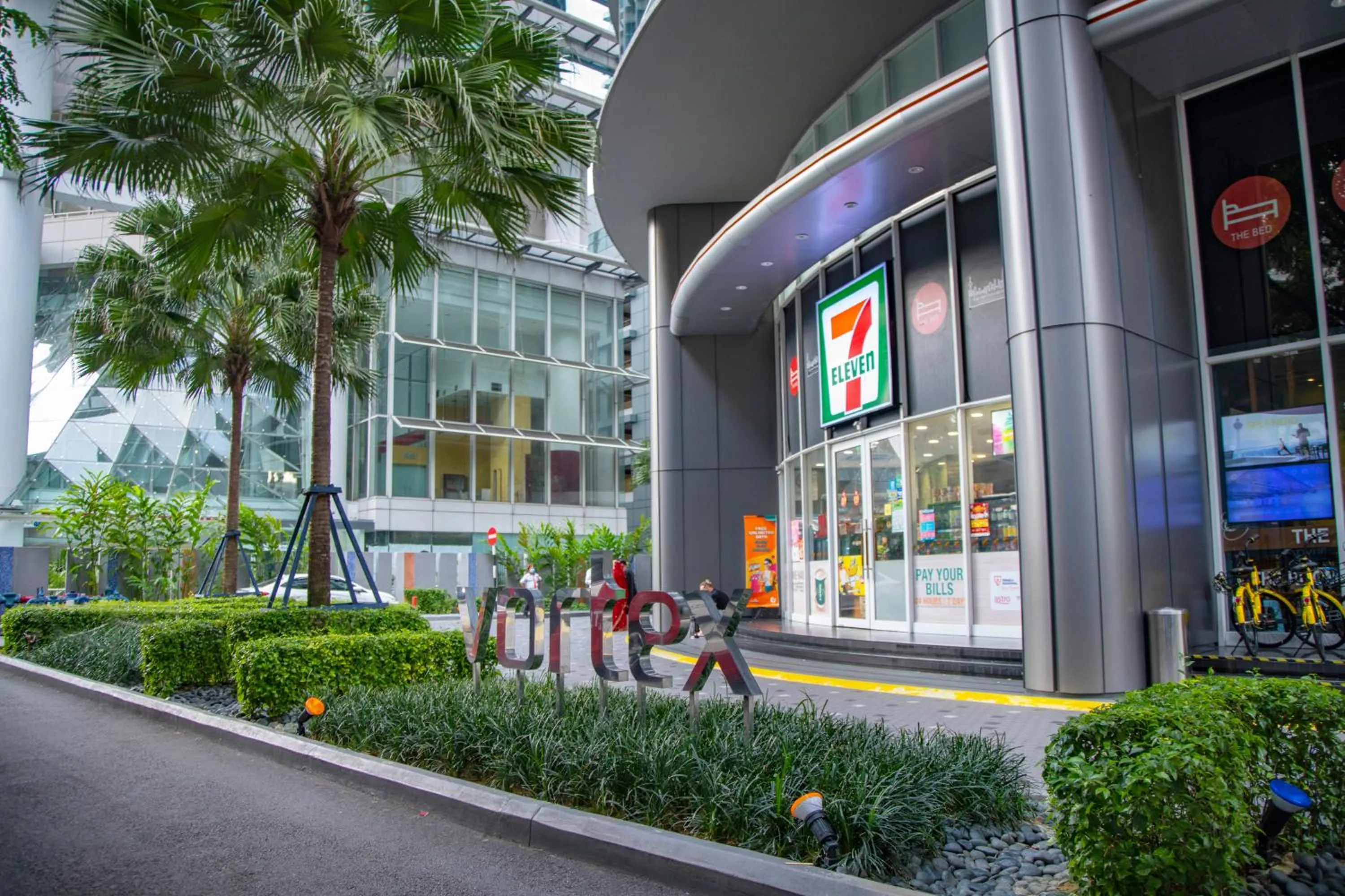 Bird's eye view in Luxe Suites at Vortex KLCC
