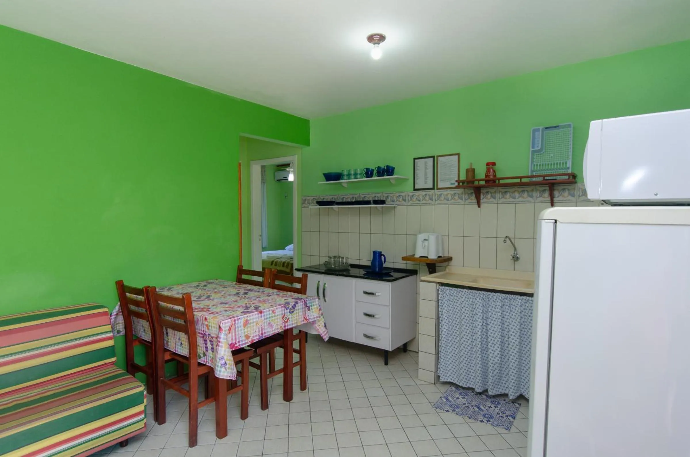 Kitchen or kitchenette in Pousada Recanto Dom Arthur