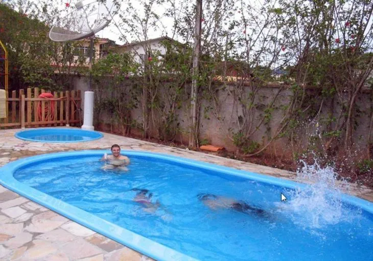 Swimming pool in Pousada Recanto Dom Arthur