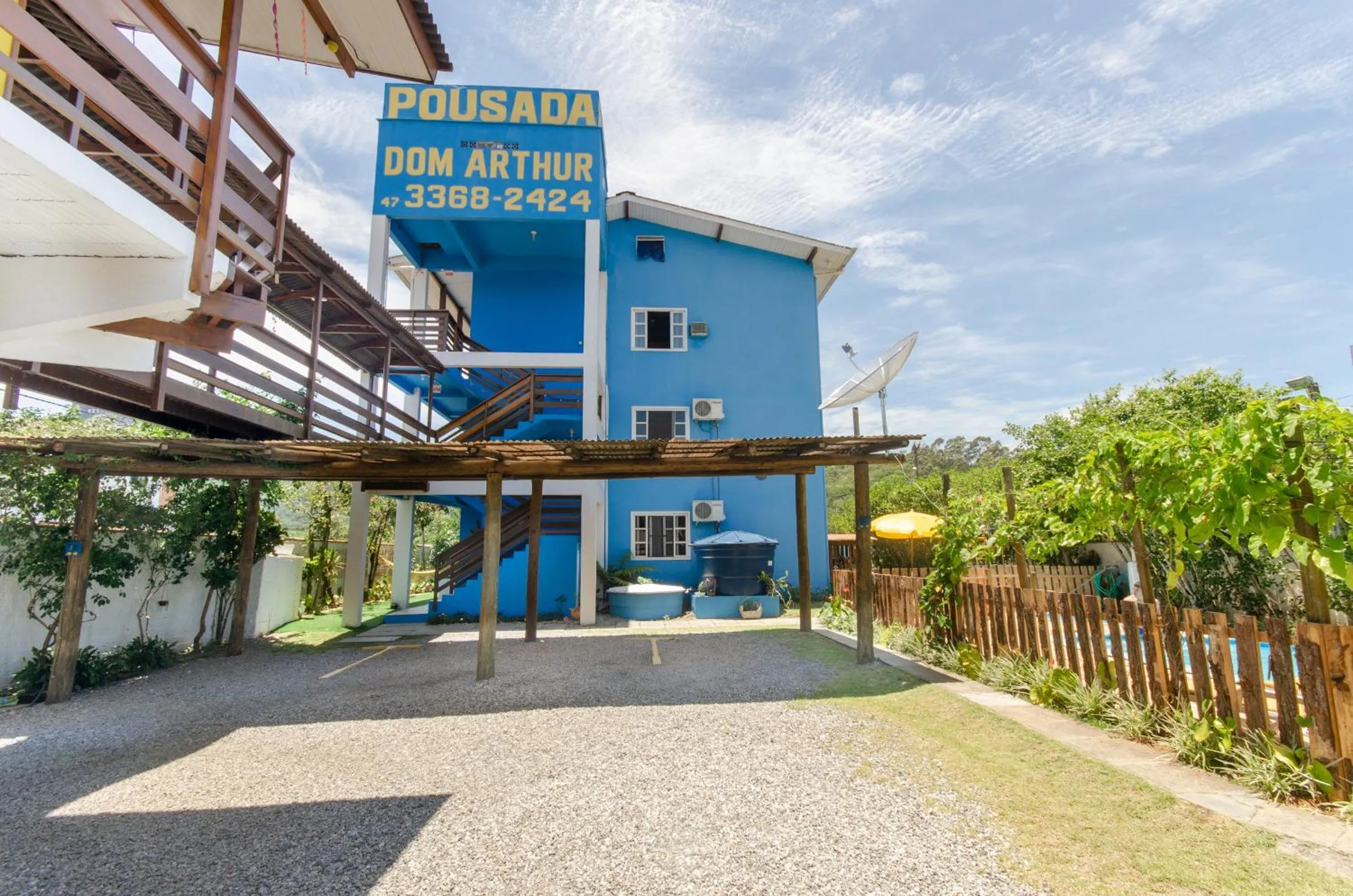 Property building in Pousada Recanto Dom Arthur