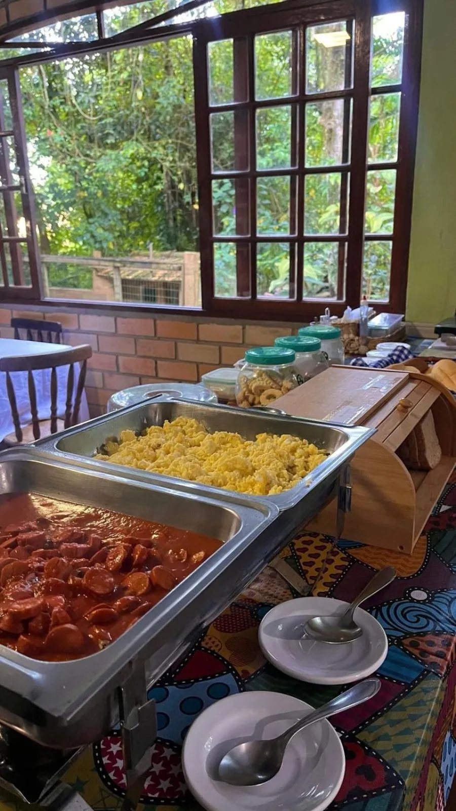 Buffet breakfast in Pousada Dona Francisca