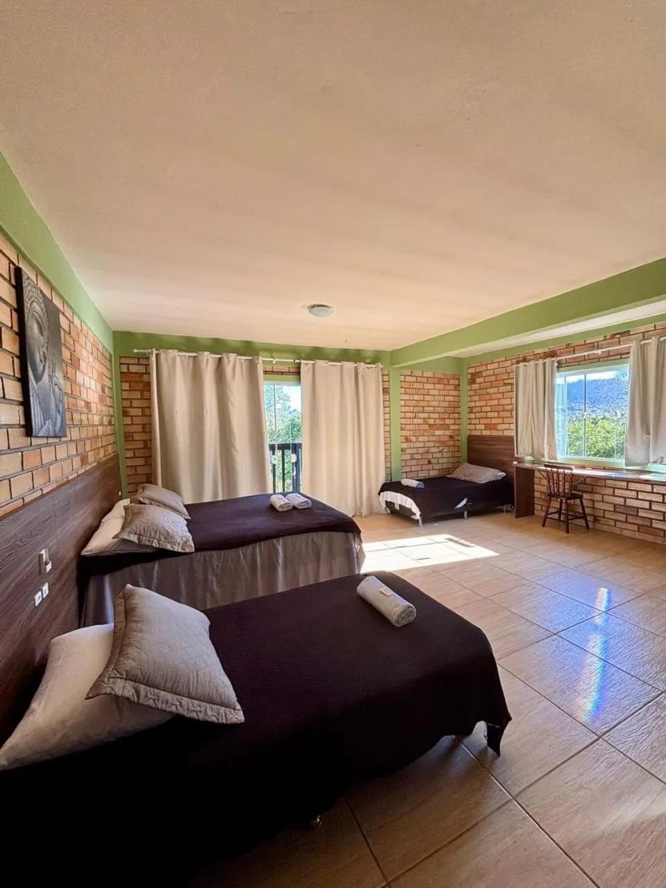 Bed in Pousada Dona Francisca