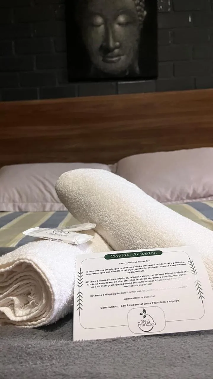 Bed in Pousada Dona Francisca