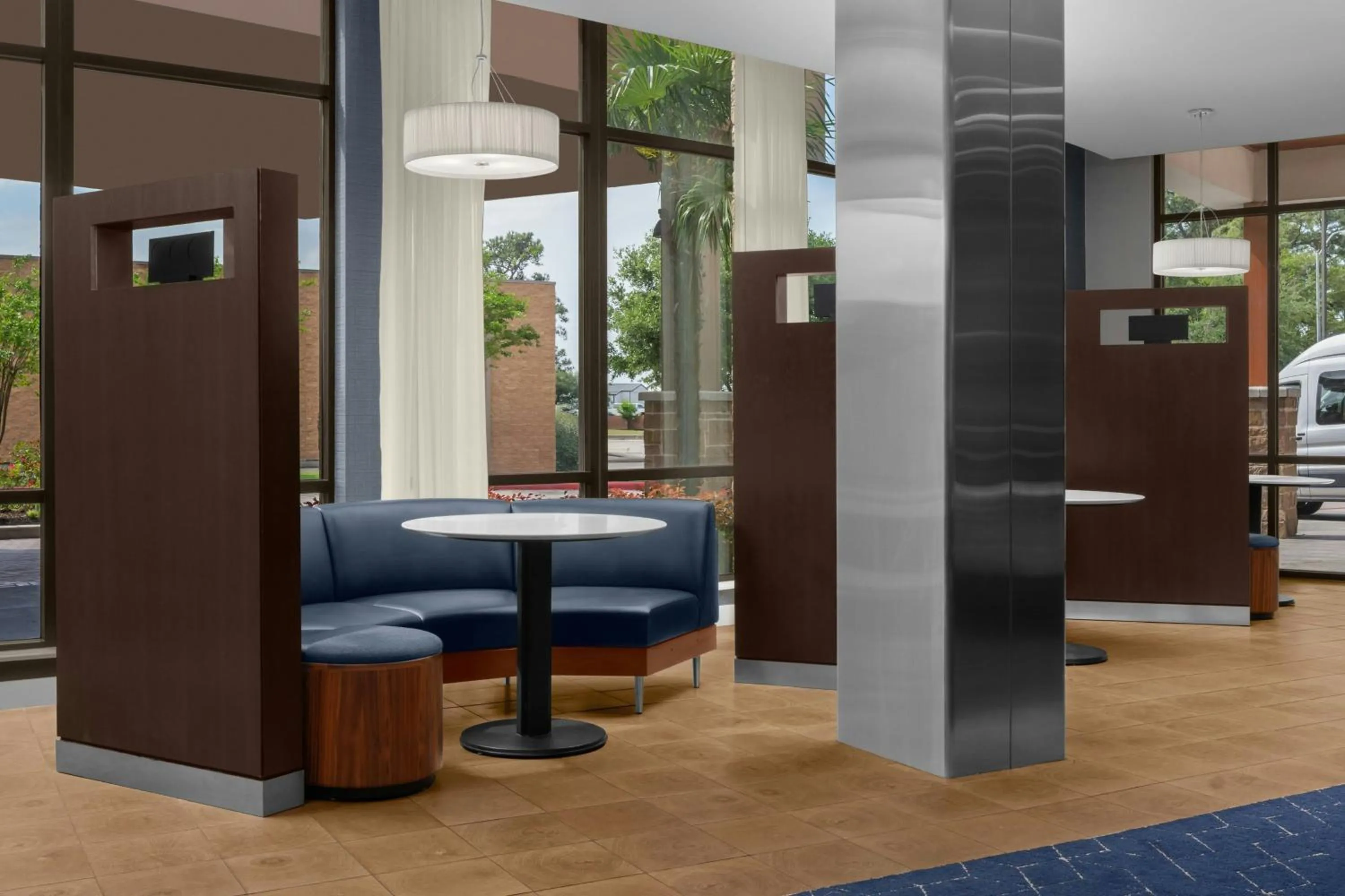Lobby or reception in Courtyard By Marriott Houston Kingwood