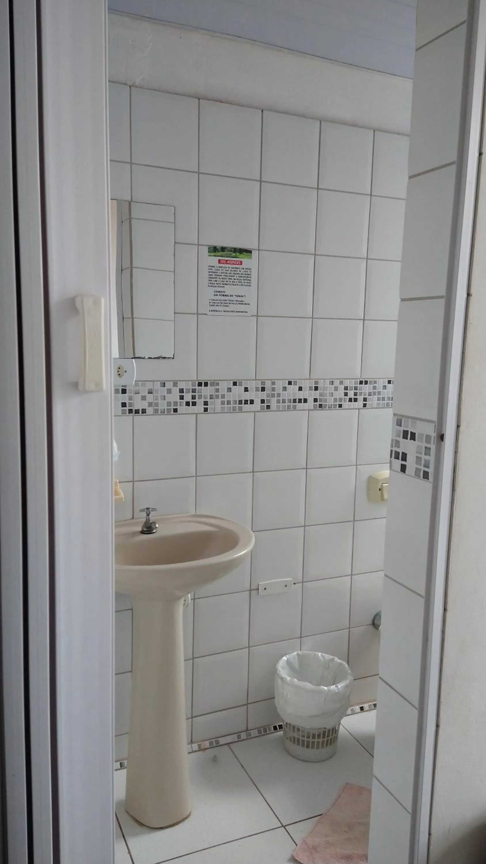 Bathroom in Hotel Columbia Botucatu Ltda