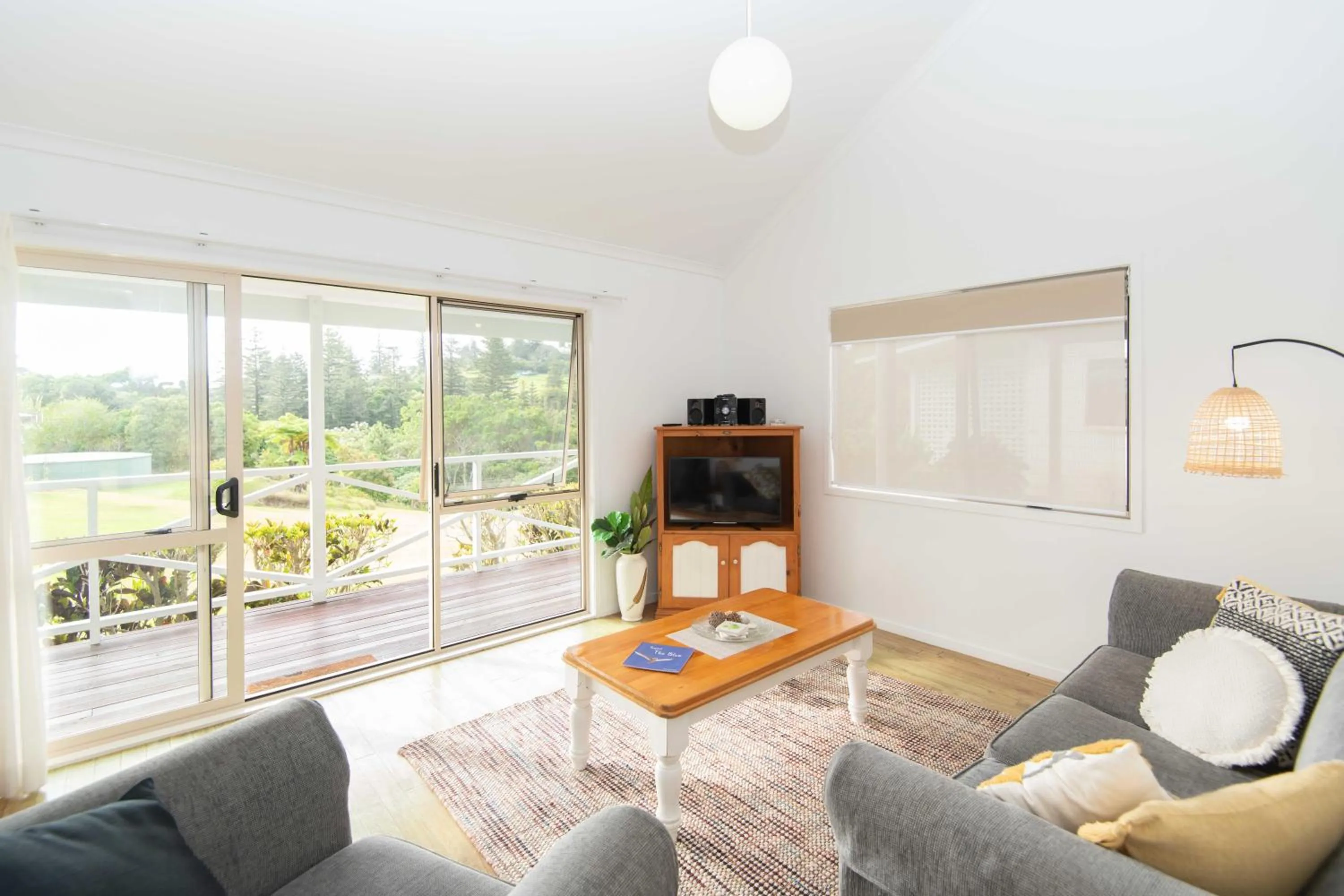 Living room in Poinciana Cottages