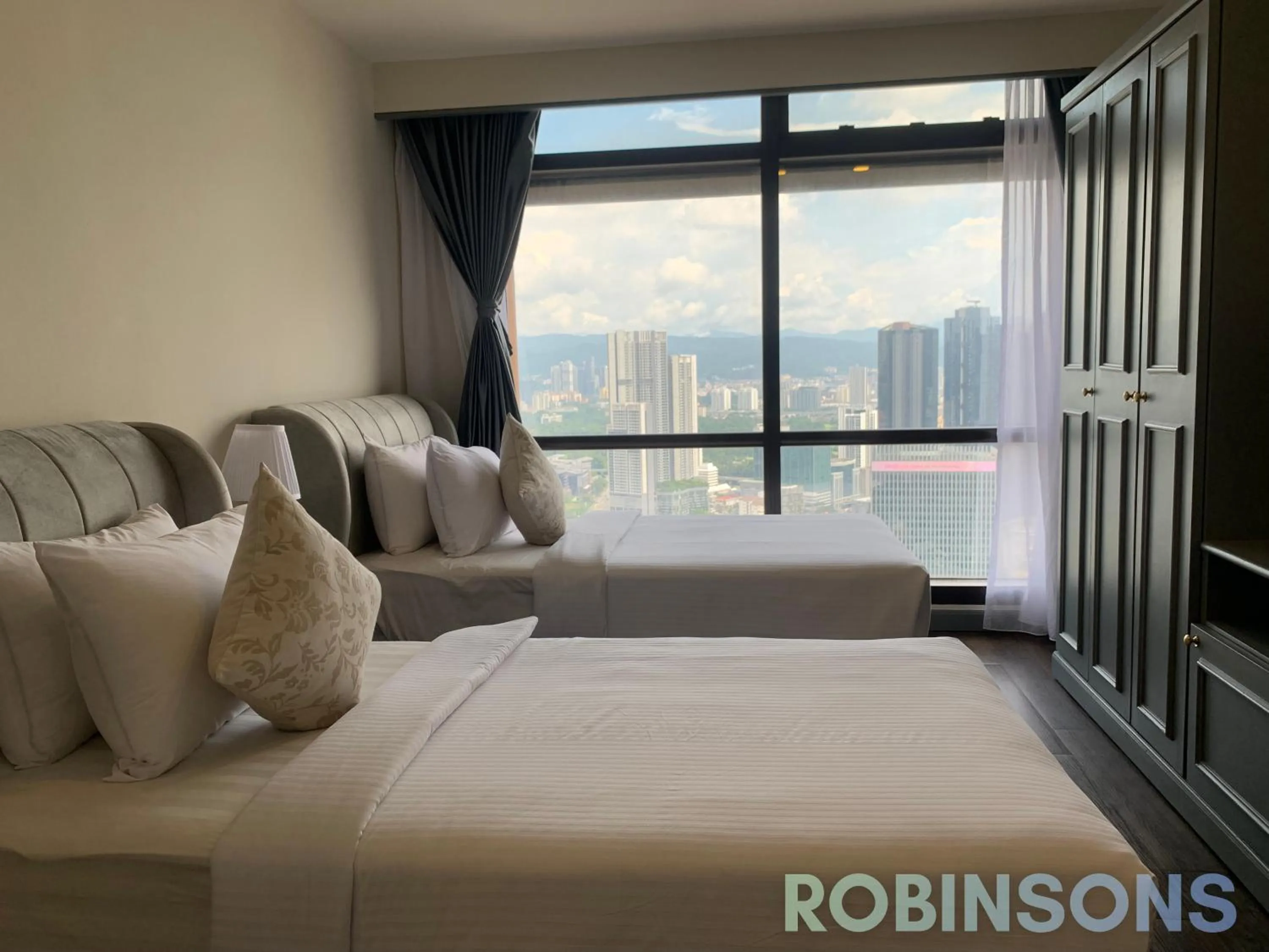 Natural landscape, Bed in Serviced Apartments at Times Square Kuala Lumpur by Robinsons