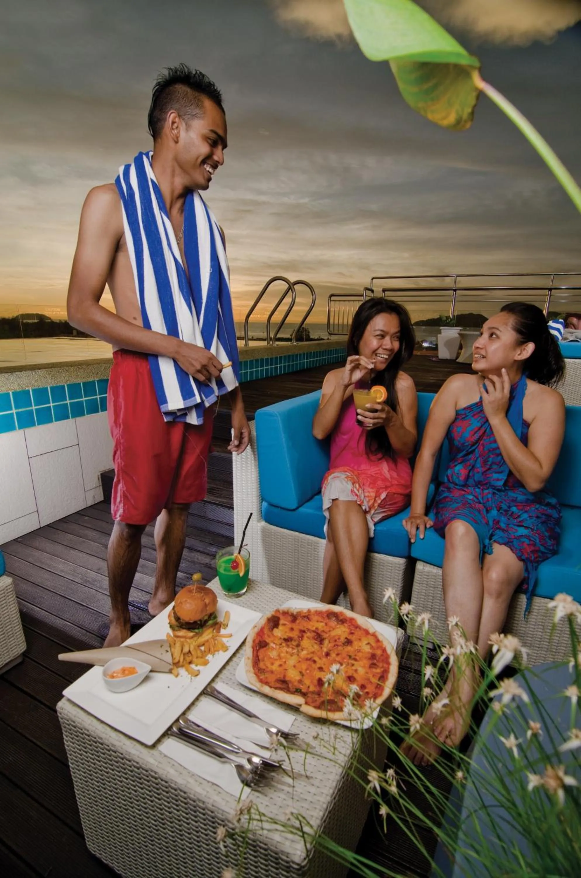 group of guests in C'haya Hotel