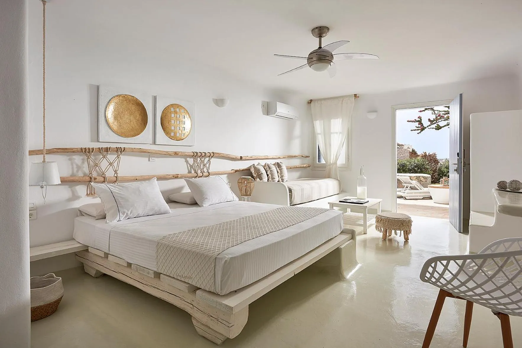 Bed in Artemis Seaside Resort