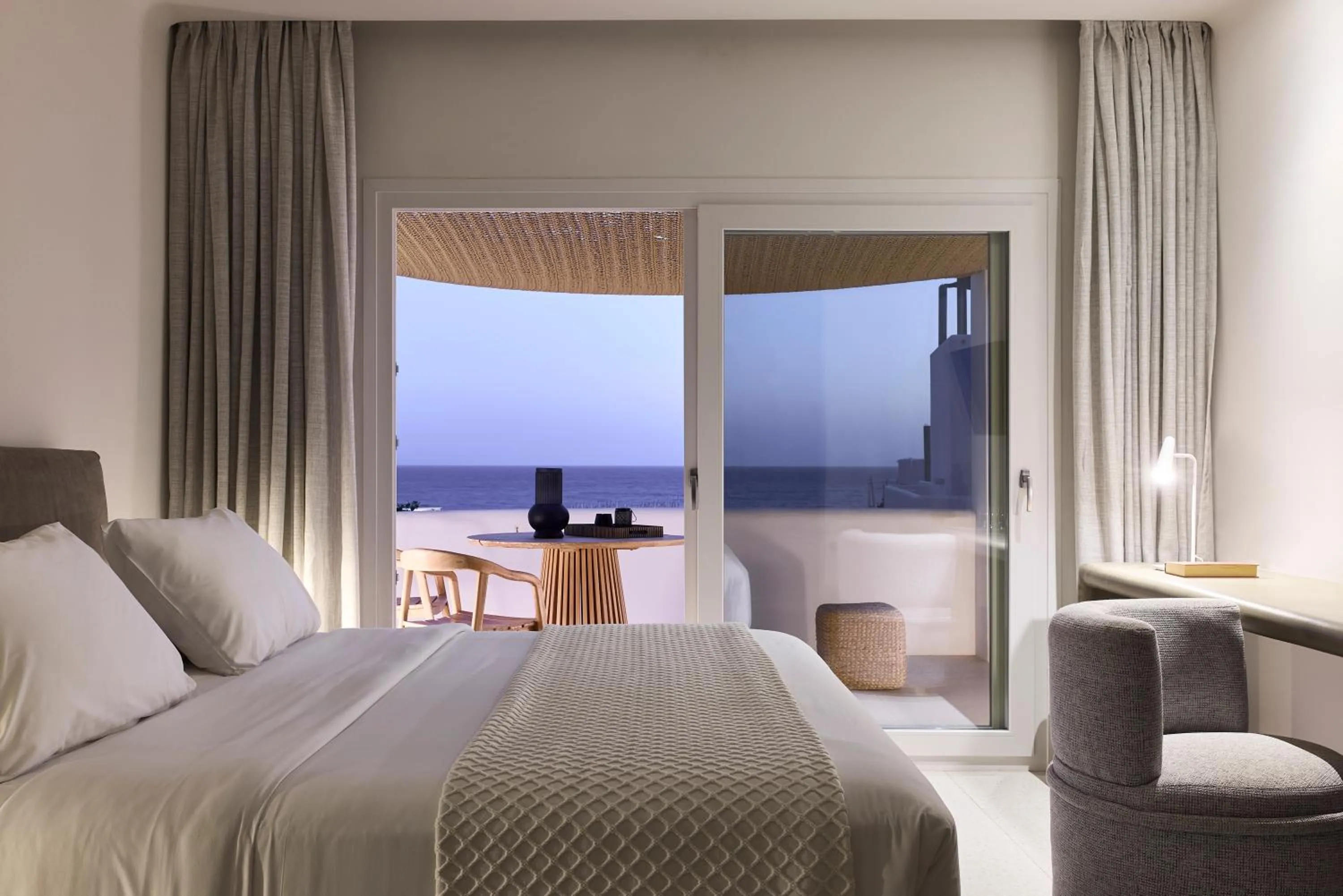 Bed in Artemis Seaside Resort